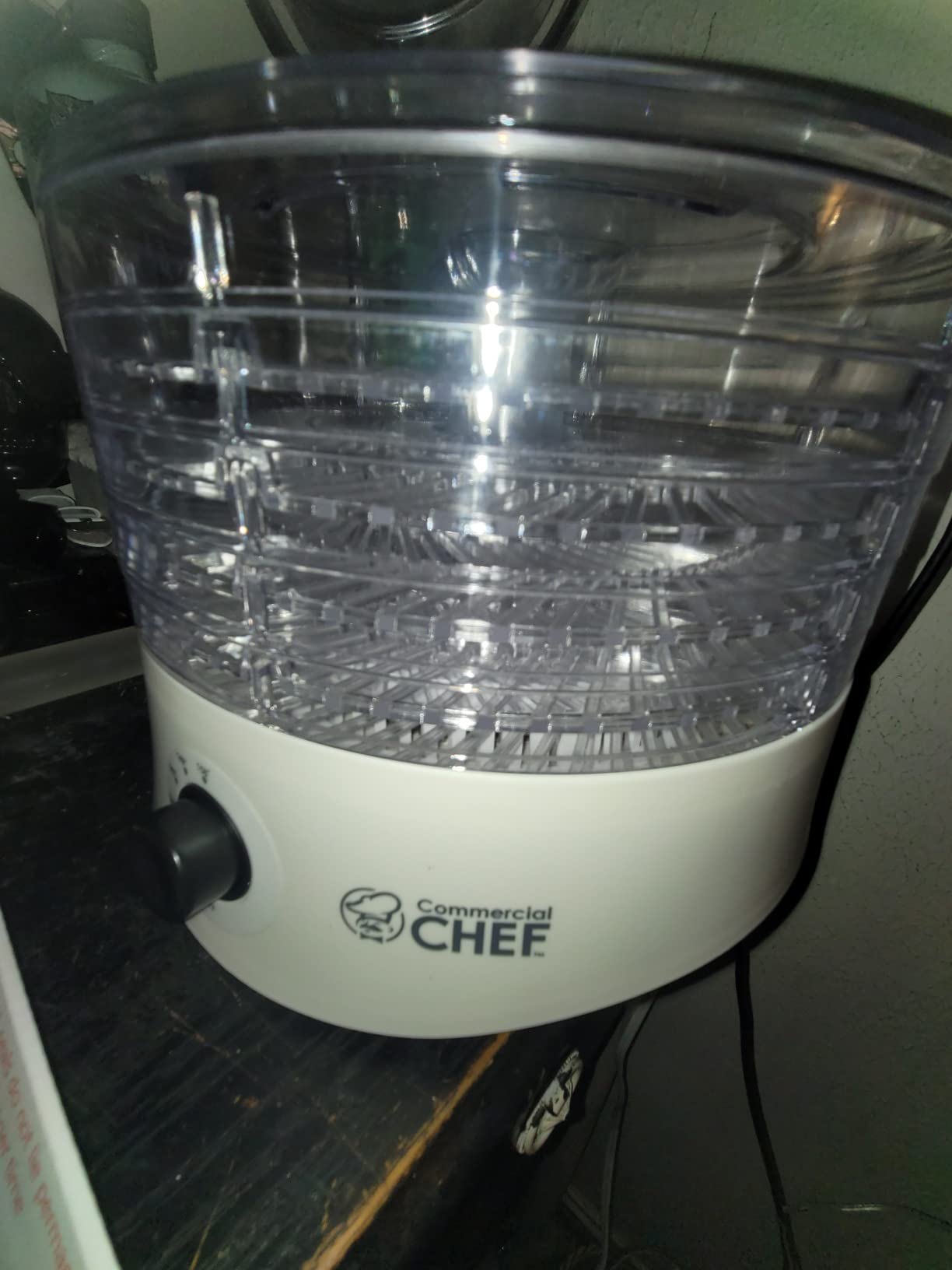 Commercial Chef Food Dehydrator, Five 9.25” BPA-Free Trays, CCD100W6, White customer photo 2