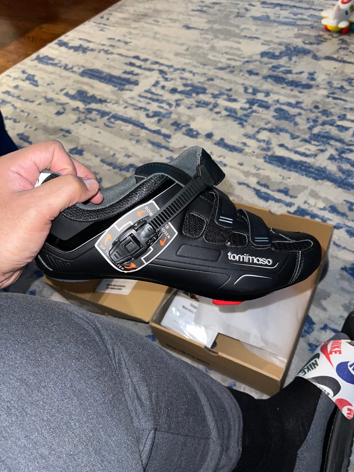 Tommaso Strada Mens Peloton Cycling Shoes—Ready-to-Ride with Peloton Delta Cleats for Indoor Bikes & Cycles—Explore Vareity Cycling Shoes & Bike Accessories. customer photo 1
