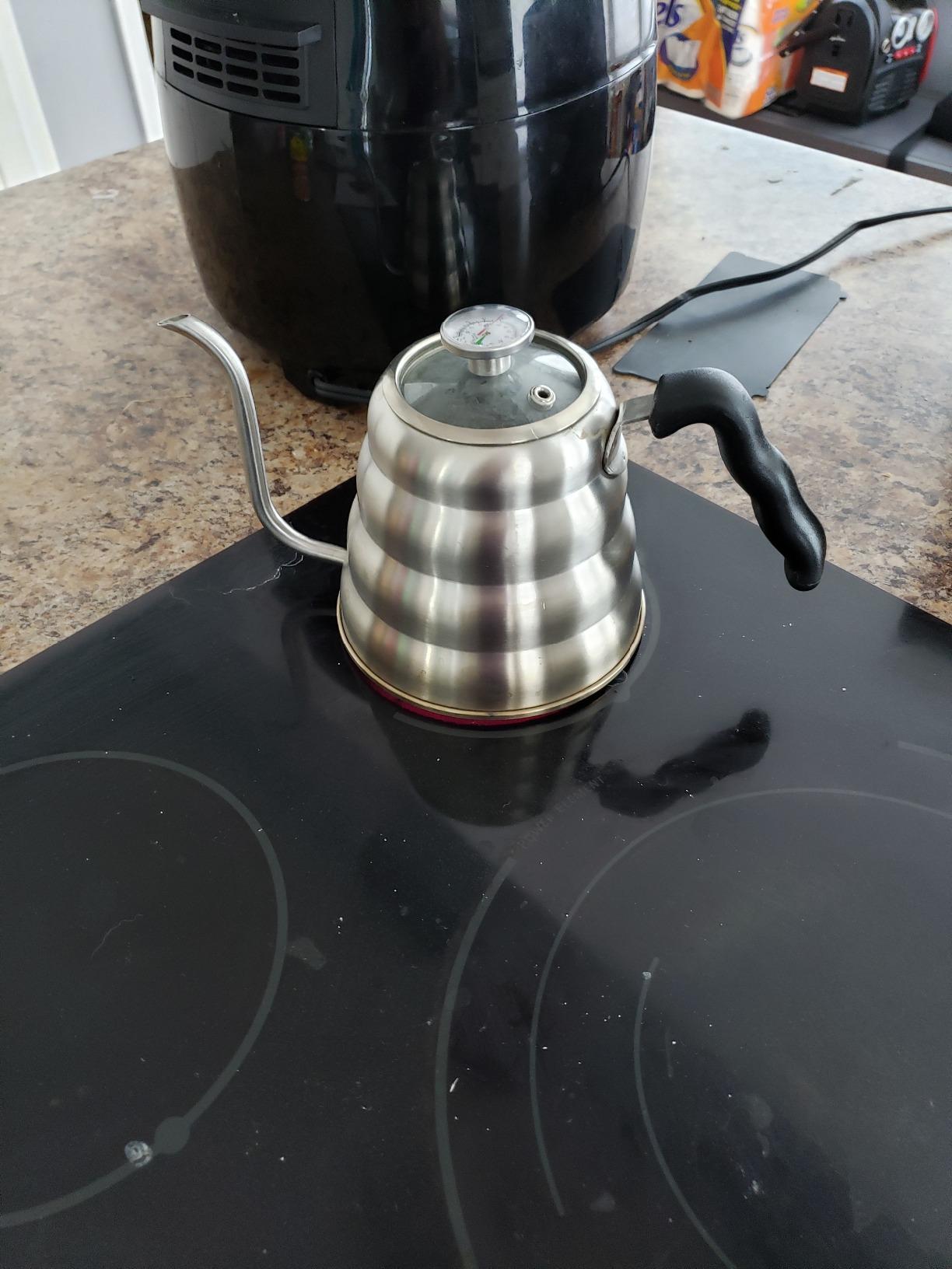 Bean Envy Gooseneck Kettle Stovetop - Pour Over Kettle with Thermometer customer photo 2