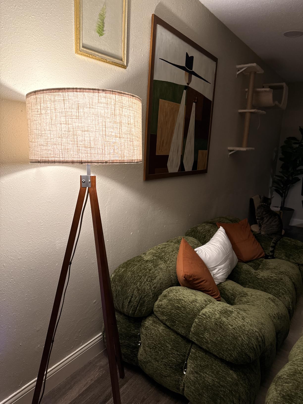 LEPOWER Tripod Floor Lamp Mid Century Modern Standing Lamps for Living Room customer photo 2