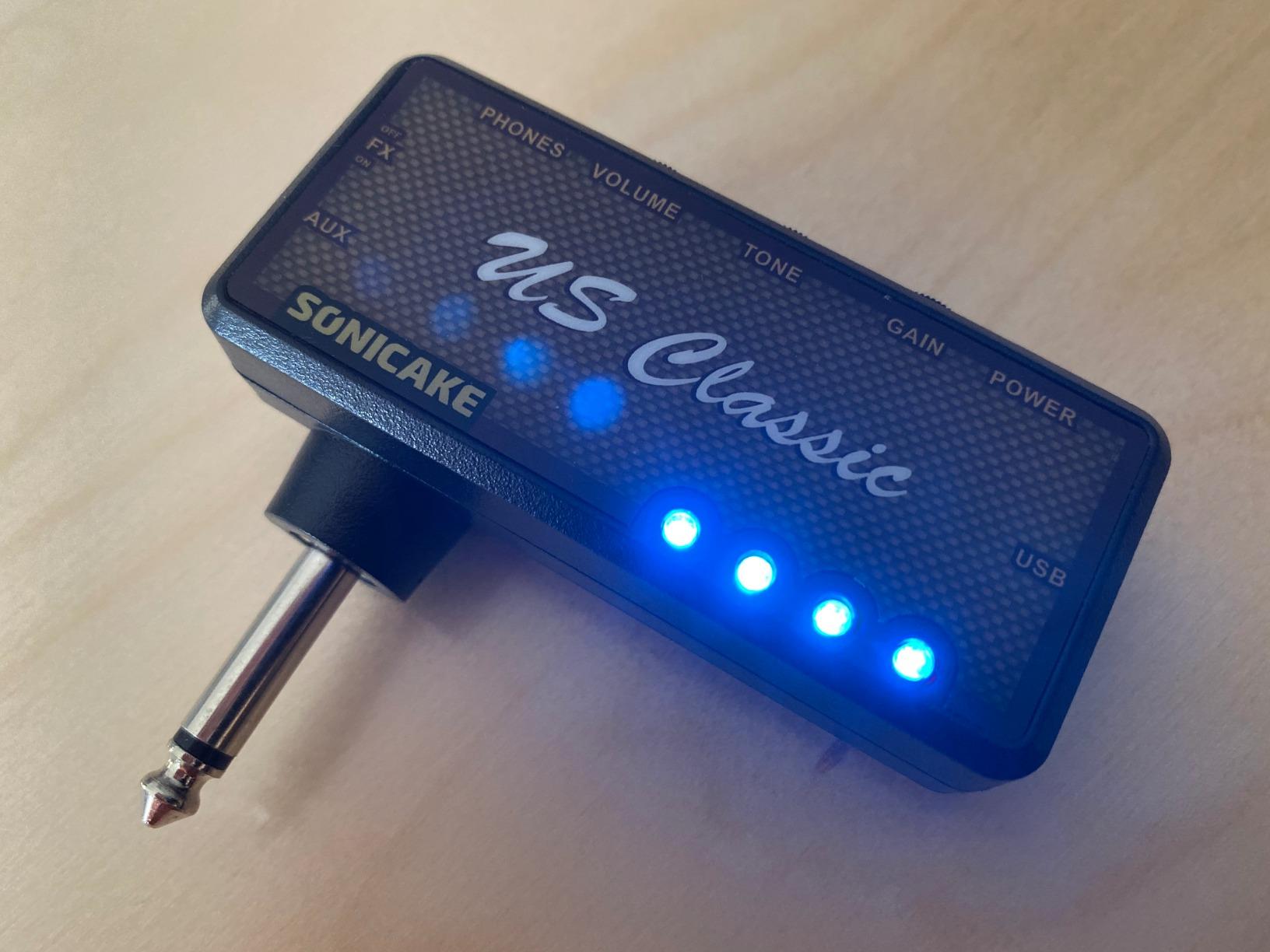 SONICAKE Mini Guitar Headphone Amp with Overdrive Reverb - US Classic customer photo 2