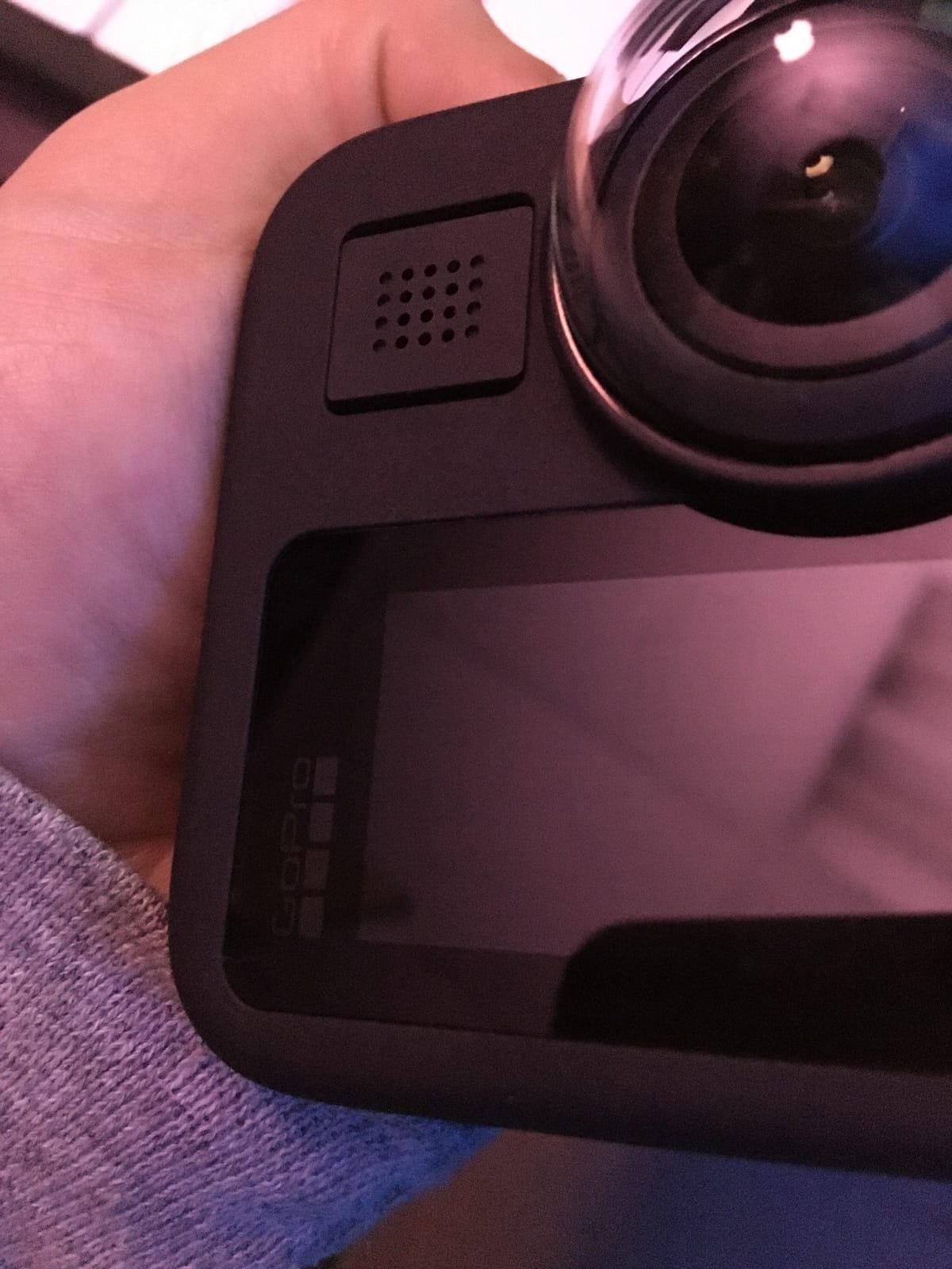 GoPro MAX — Waterproof 360 + Traditional Camera with Touch Screen Spherical 5.6K30 HD Video 16.6MP 360 Photos 1080p Live Streaming Stabilization customer photo 2