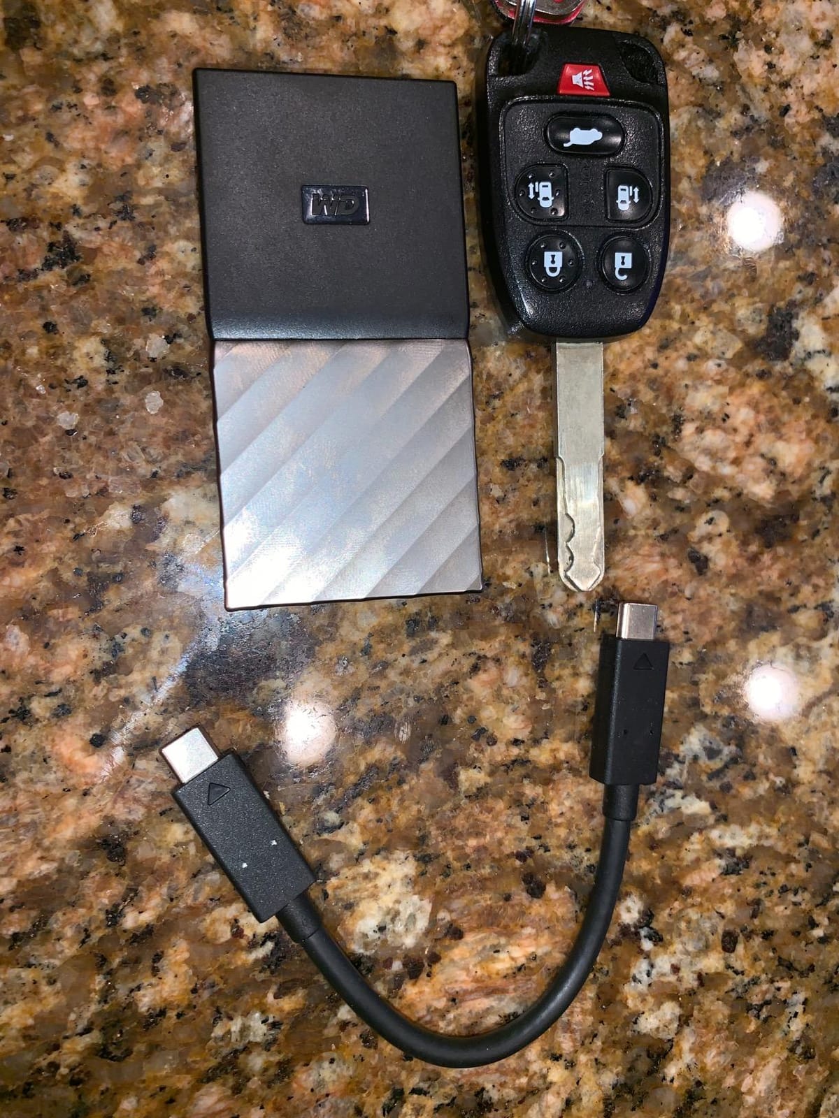 WD 2TB My Passport SSD External Portable Drive, USB 3.1, Up to 540 MB/s - WDBKVX0020PSL-WESN customer photo 2