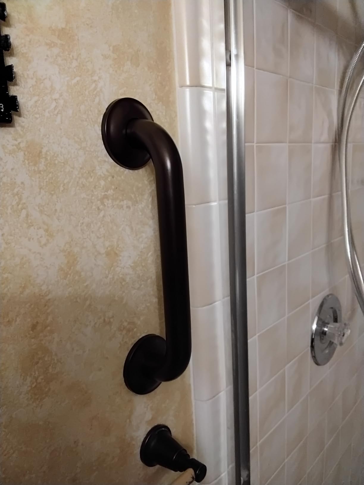 Vive Grab Bar for Showers - Bathroom Antislip Handrail for Seniors, Elderly customer photo 1