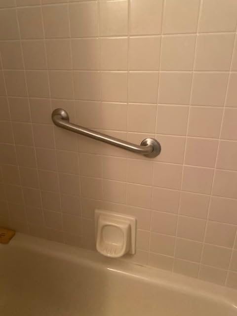 Vive Grab Bar for Showers - Bathroom Antislip Handrail for Seniors, Elderly customer photo 2