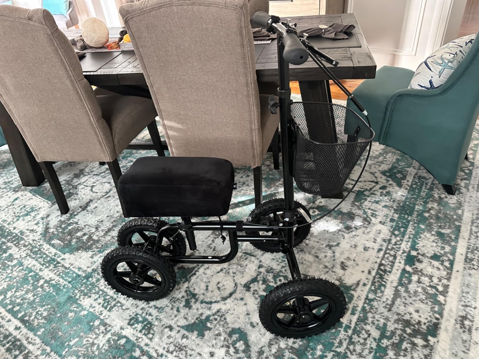 Vive Mobility All Terrain Knee Scooter Walker for Foot Injuries - Adult customer photo 2