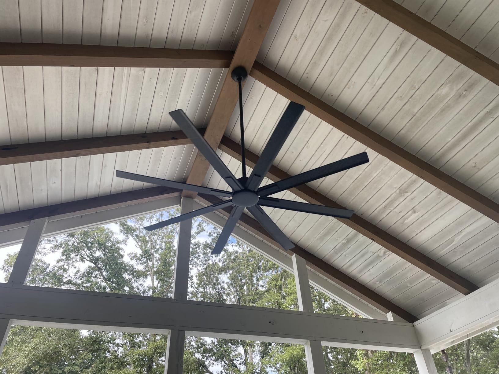Minka-Aire F896-65-CL Xtreme H2O 65 Inch Outdoor Ceiling Fan with DC Motor in Coal Finish customer photo 1