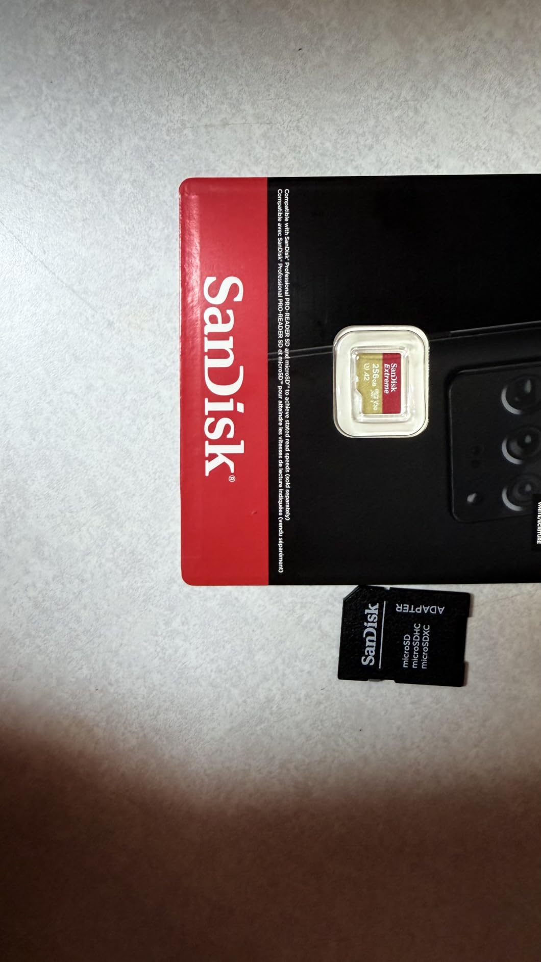 SANDISK 64GB Extreme microSDXC UHS-I Memory Card with Adapter - Up to 160MB/s, C10, U3, V30, 4K, A2, Micro SD - SDSQXA2-064G-GN6MA customer photo 2