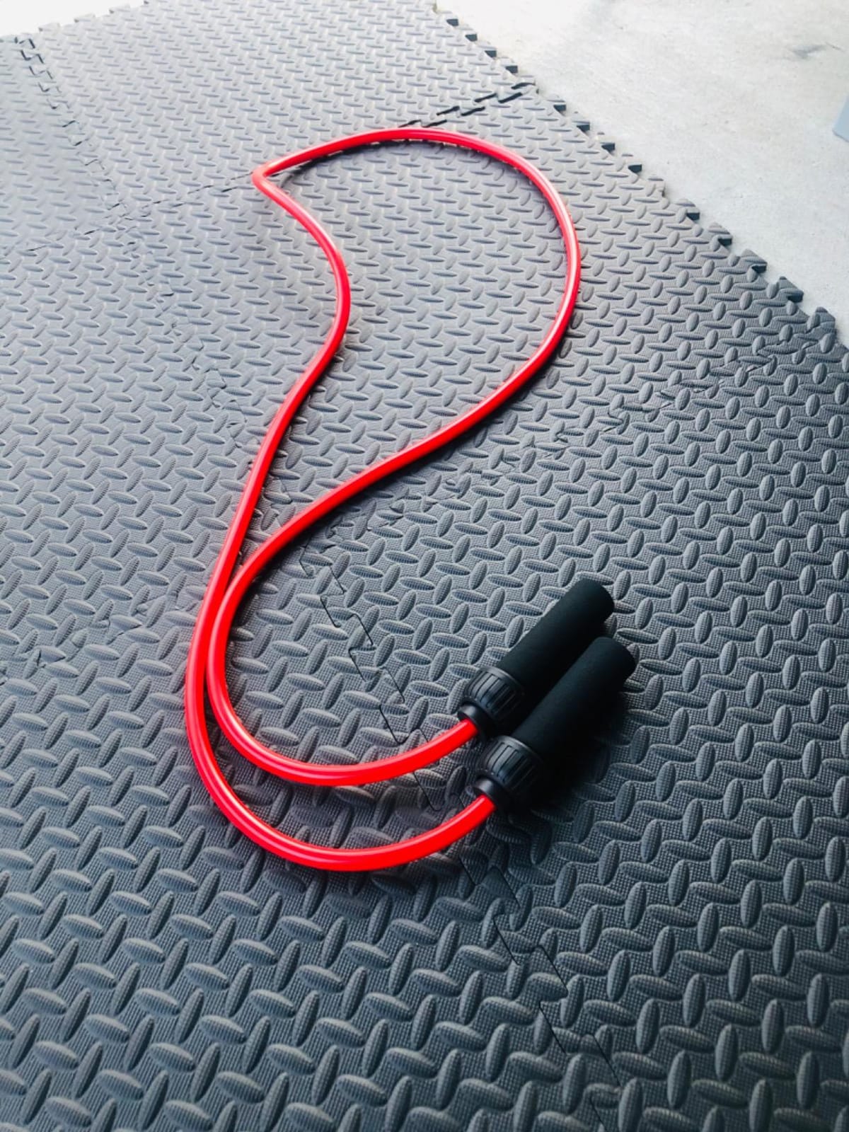 Weighted Jump Rope - (1.5LB) Solid PVC 12mm Diameter for Crossfit and Boxing - Heavy Jump Rope with Memory Non-Slip Cushioned Foam Grip Handles for Fitness Workouts Endurance and Strength Training customer photo 2