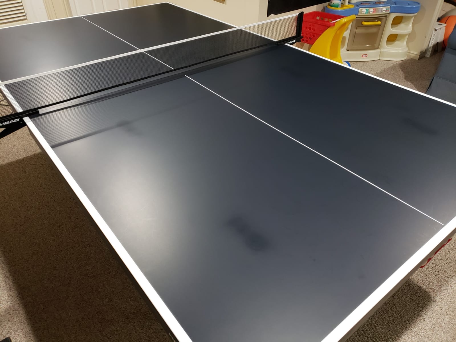 HEAD Summit USA Indoor Table Tennis Table, Competition Grade Net, 10 Minute Easy Set Up – Ping Pong Table with Playback Mode customer photo 1