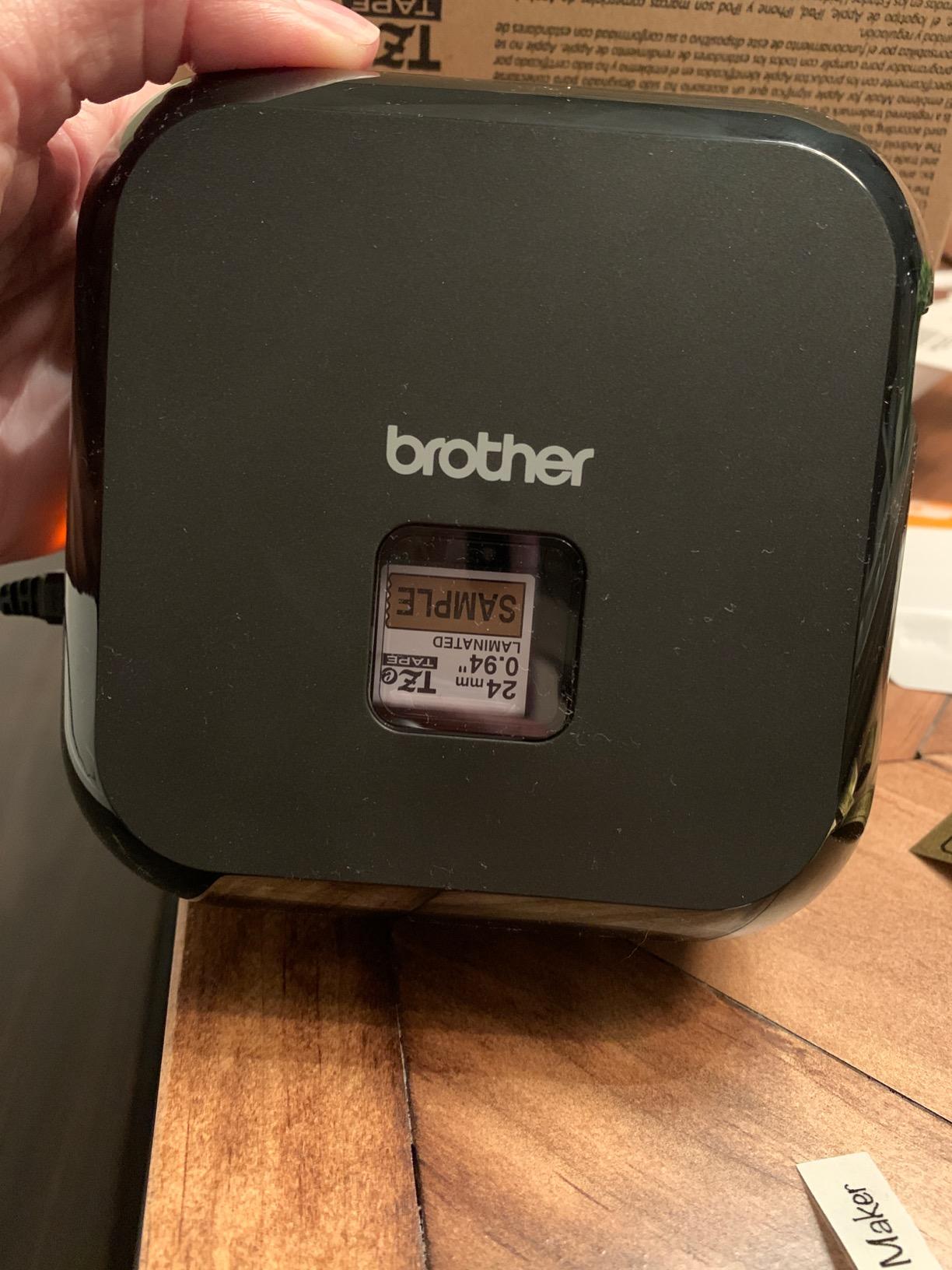Brother P-touch CUBE Plus Bluetooth Label Maker (PT-P710BT), Black | Bluetooth connectivity customer photo 1