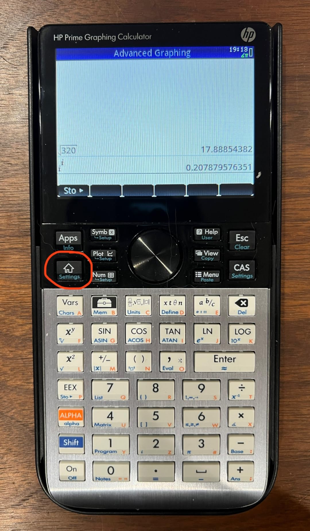 HP Prime Graphing Calculator – Multi-Touch 3.5