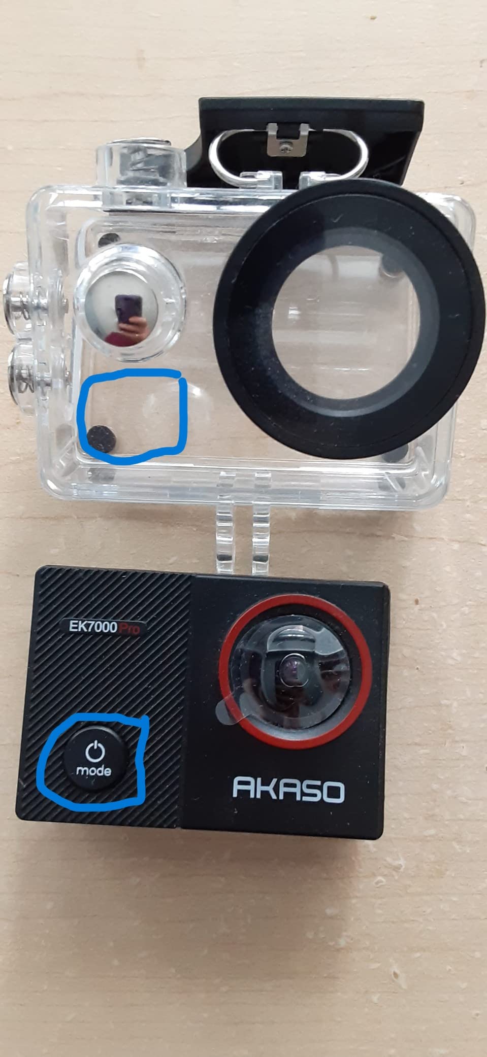 AKASO EK7000 Pro 4K30fps Action Camera with Touch Screen EIS 131ft Waterproof Underwater Camera Remote Control 5X Zoom with Helmet Accessories Kit customer photo 2