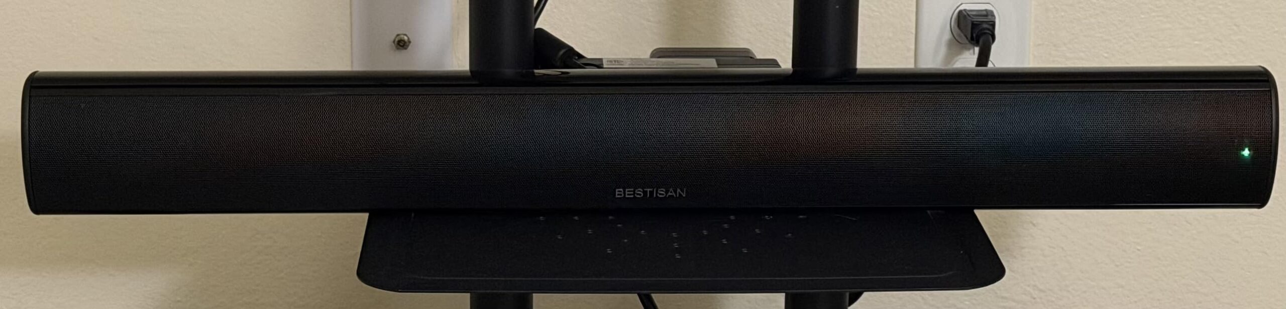 BESTISAN Soundbar, TV Sound Bar with Wired HDMI and Wireless Bluetooth 5.0 Home Theater System (28 Inch, Enhanced Bass Technology, 3-Inch Drivers, Bass Adjustable, Wall Mountable, DSP) customer photo 2