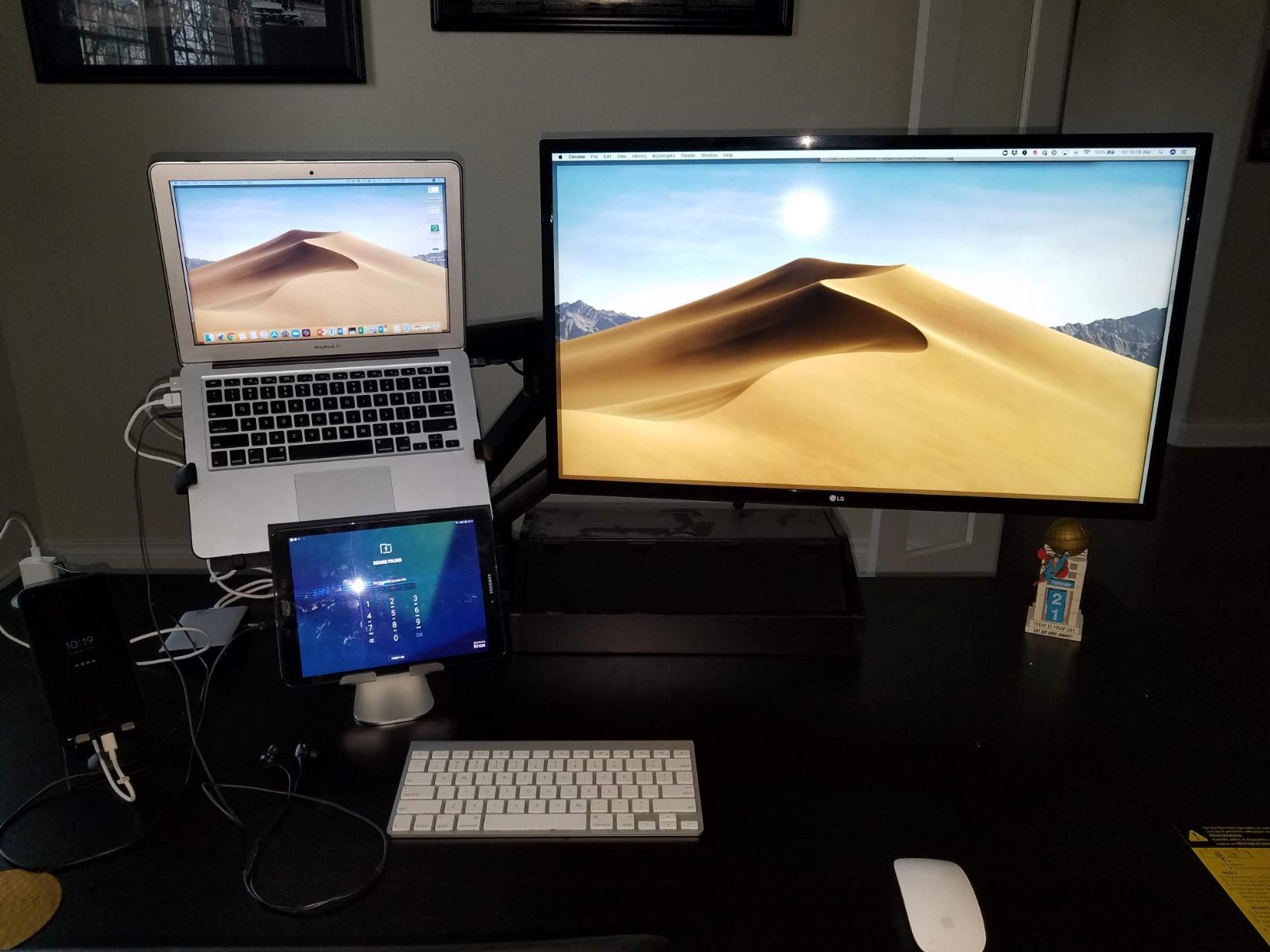 AVLT Laptop & Monitor Arm Desk Mount for 17-38