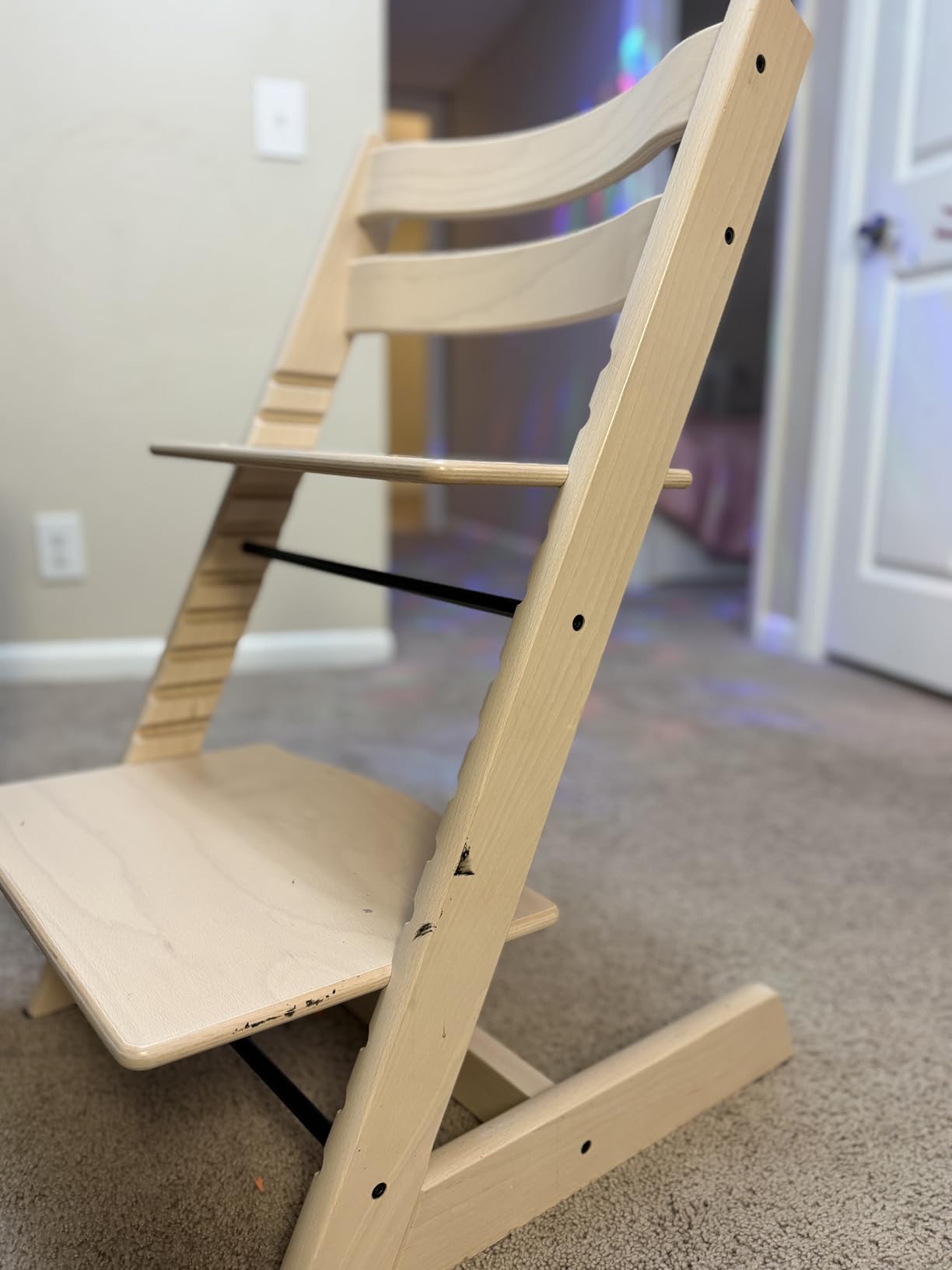 Stokke Tripp Trapp Chair, Adjustable Wooden High Chair, Oak Natural customer photo 1