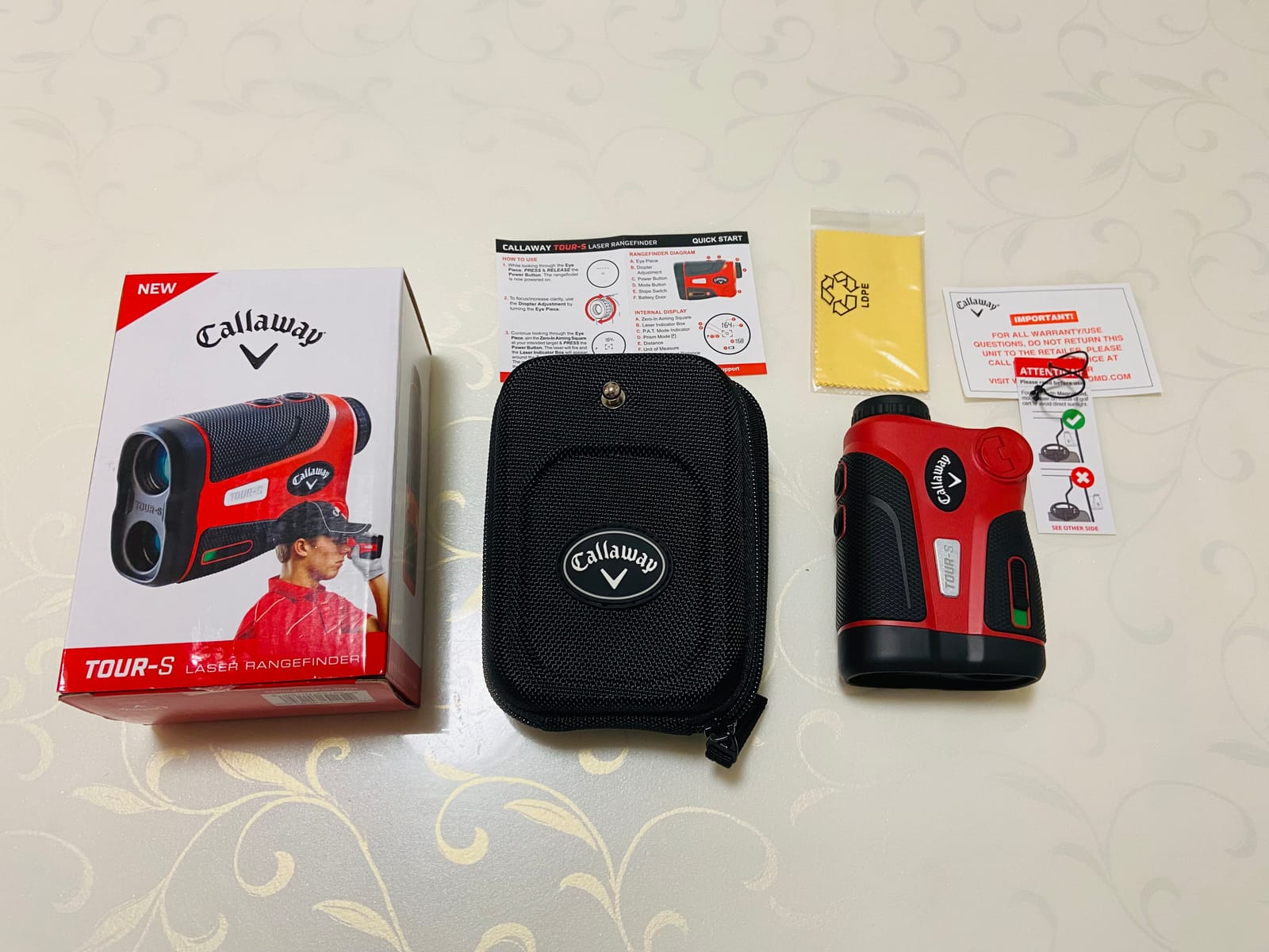 Callaway 400s Laser Golf Rangefinder With Slope Mode, 7X Magnification, 1200 Yards Range customer photo 2