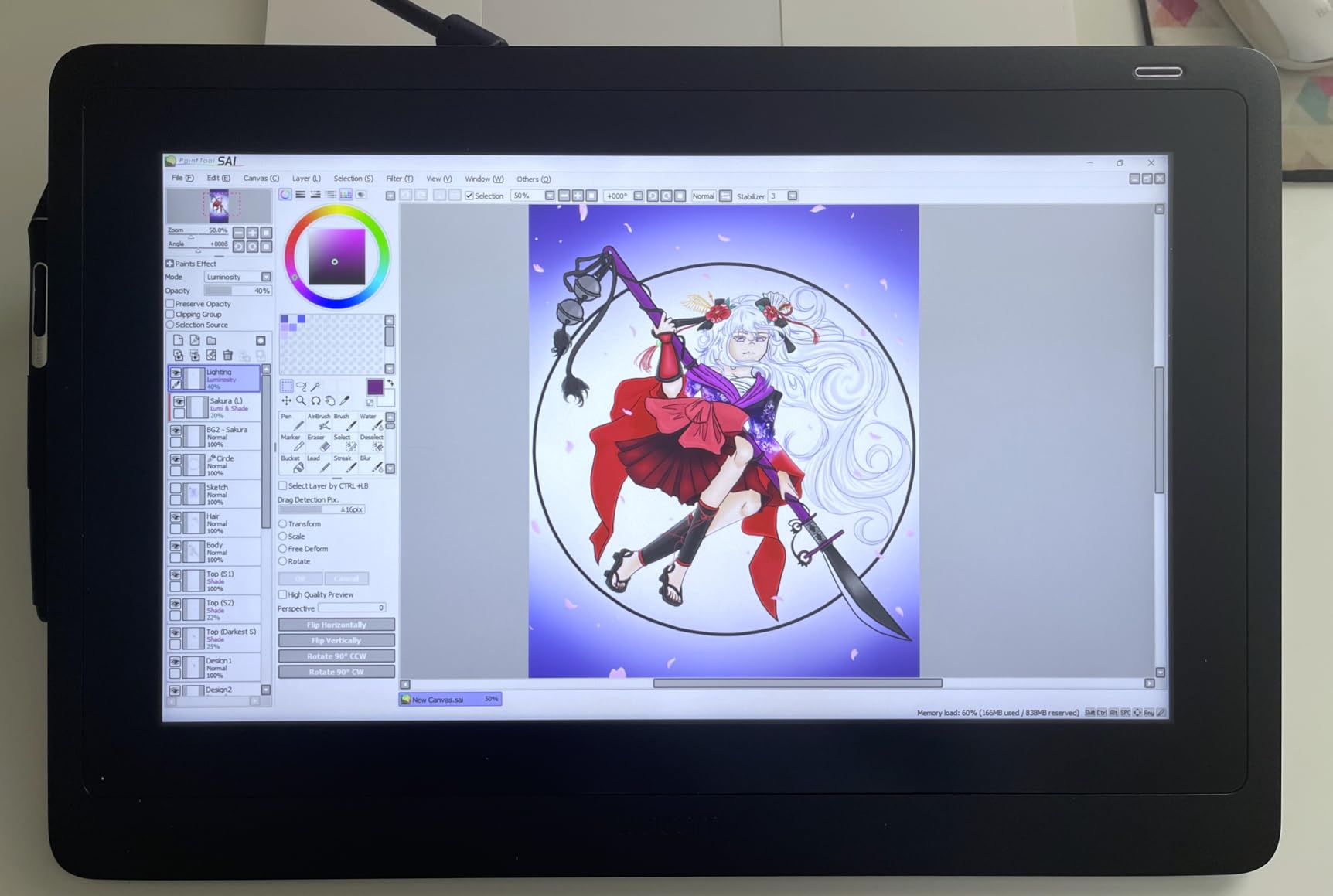Wacom Cintiq 16 Drawing Tablet with Screen, 15.4