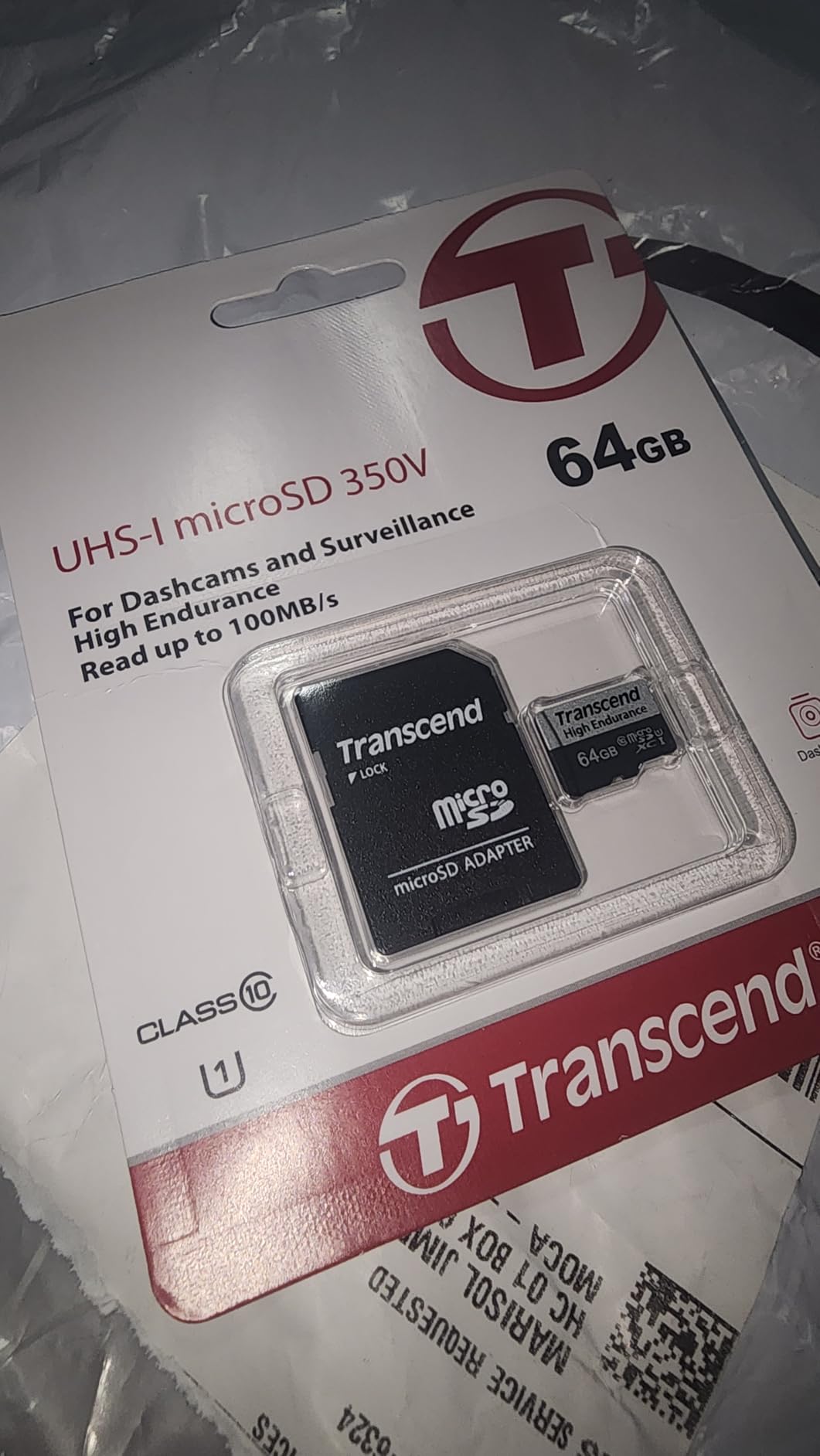 Transcend 128GB USD350V High Endurance microSD Card with Adapter customer photo 1