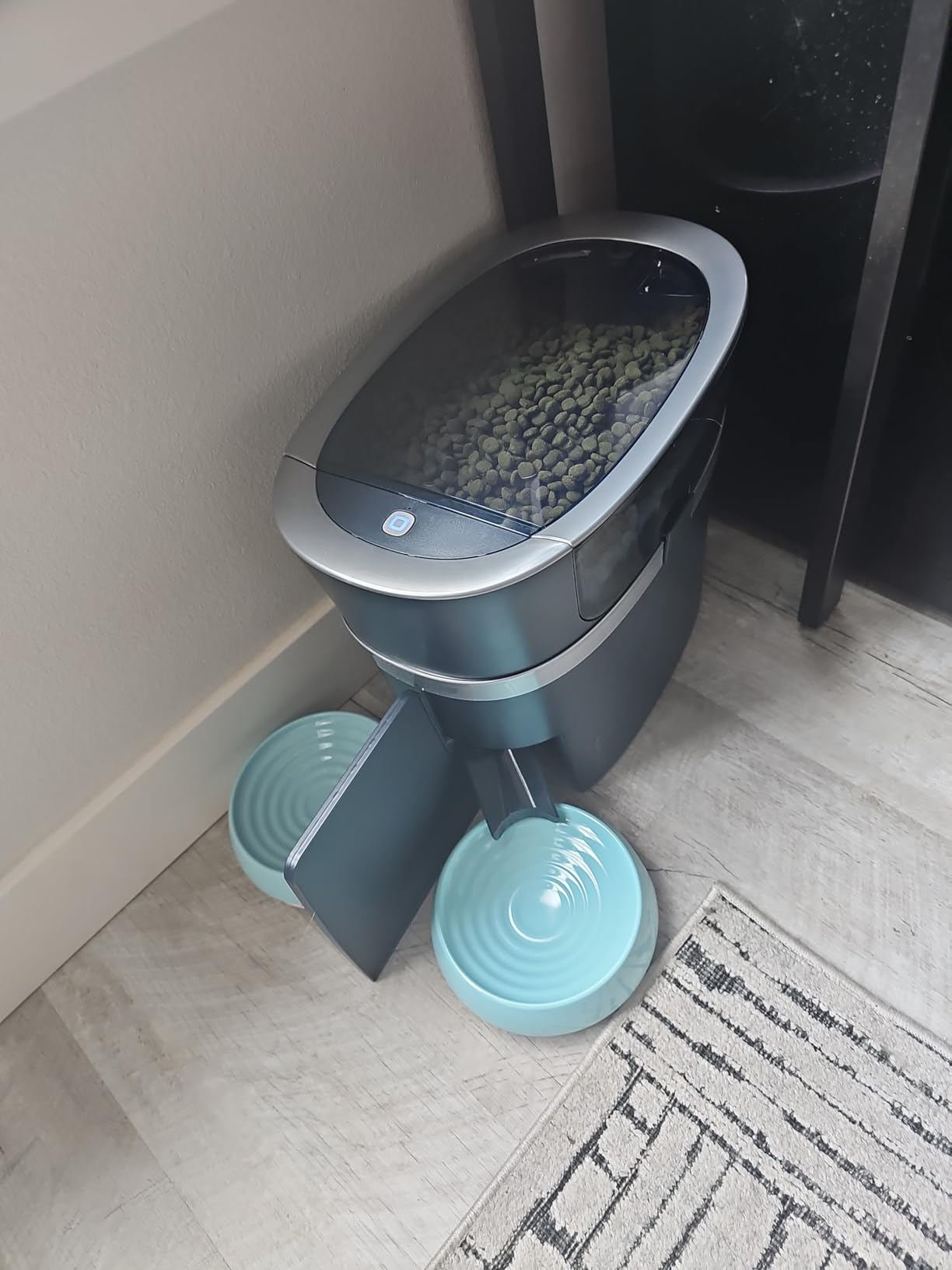 PetSafe Smart Feed Automatic Pet Feeder, 6L/24 Cup, Programmable | Alexa Enabled for Snack Feeding, App Alerts When Low/Empty, Slow Feed Setting, Backup Batteries Keep Meals on Schedule customer photo 2