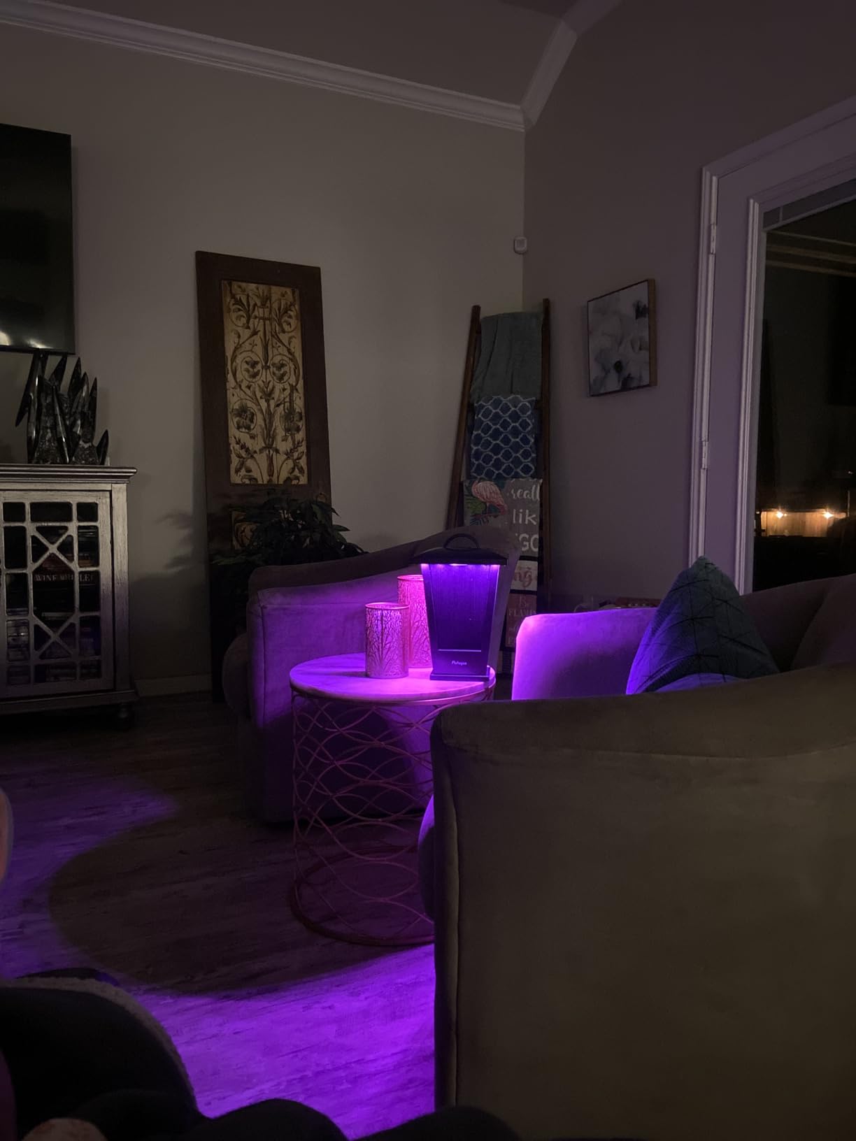 pohopa Bluetooth Speakers Waterproof, 2 Packs True Wireless Stereo Sound 20W Dual Pairing Lantern Indoor Outdoor Speakers with 20 Piece LED Lights customer photo 2
