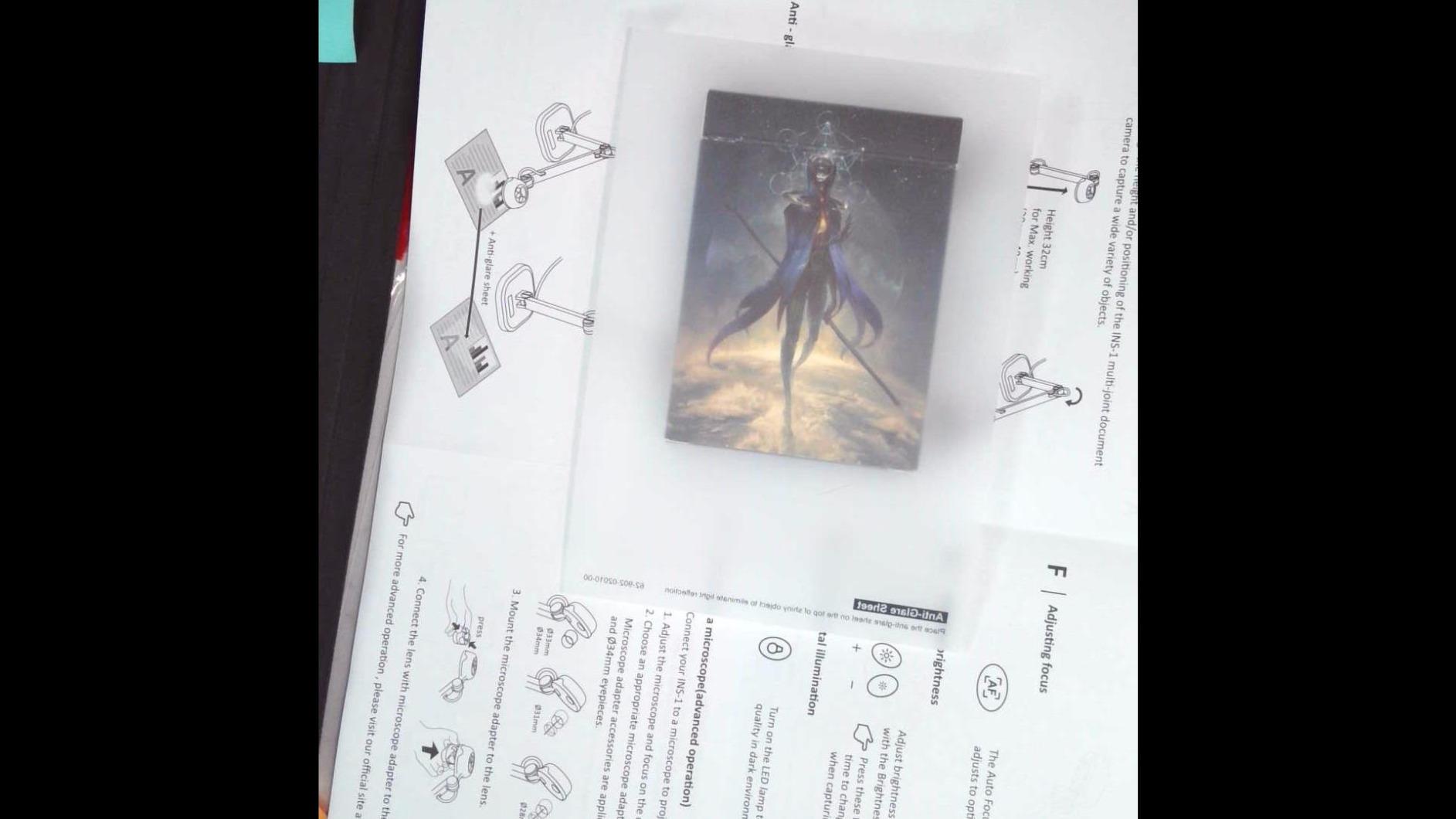 INSWAN INS-1 Classic USB Document Camera/Webcam, 8MP, Built-in LED, Mic customer photo 2