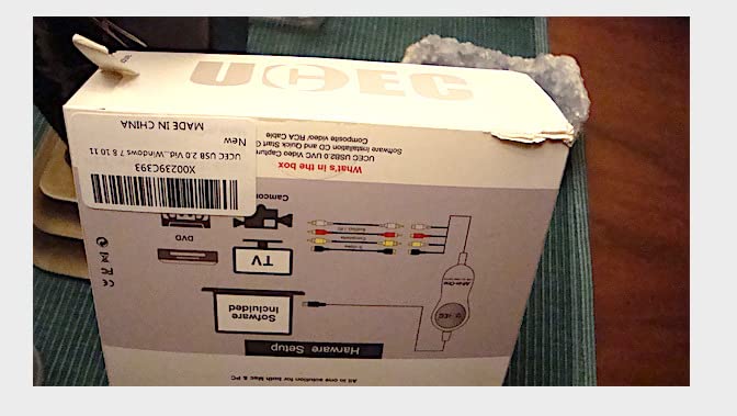 UCEC VHS/VCR to Digital Converter Kit, USB 2.0 Video Capture Card Device customer photo 1