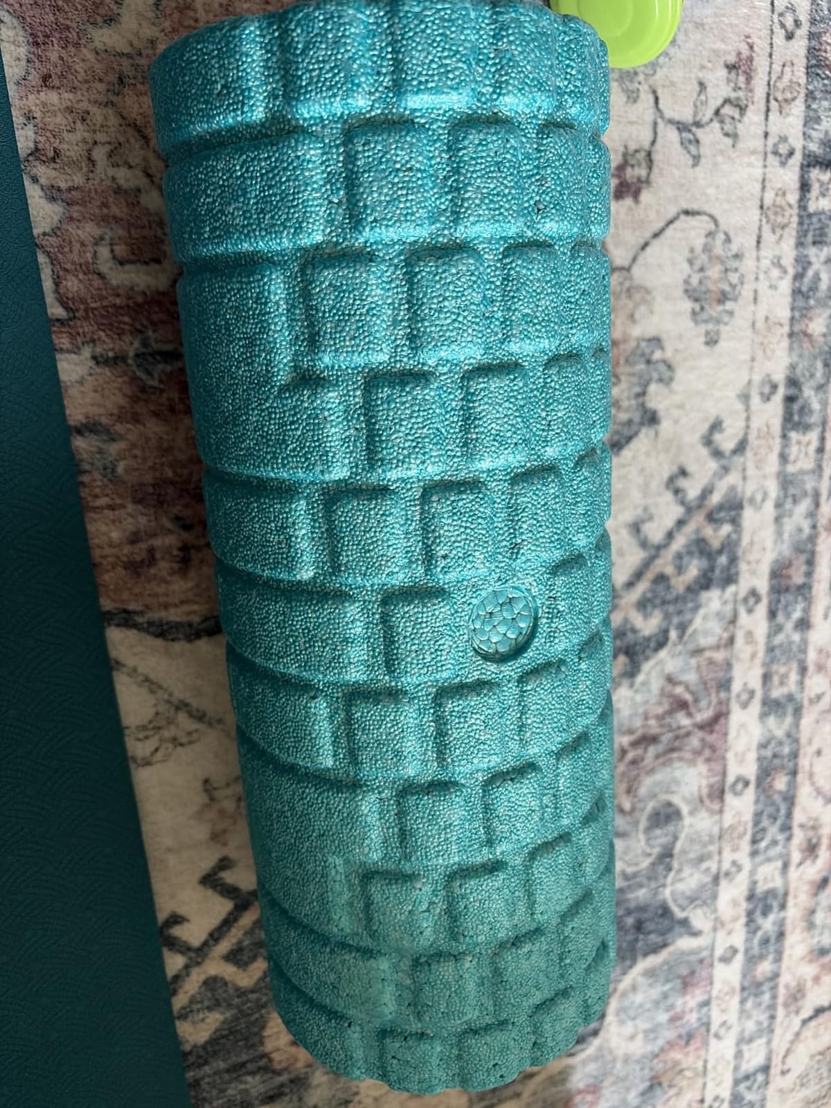 The Original Body Roller - High Density Foam Roller Massager for Deep Tissue Massage of the Back and Leg Muscles - Self Myofascial Release of Painful Trigger Point Muscle Adhesions (Blue) customer photo 1