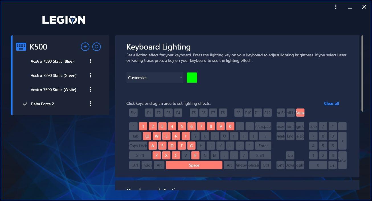 Lenovo Legion K500 RGB Mechanical Gaming Keyboard, 3 Zone Full-size, 7 Programmable Hot Keys, 16.8 Million Colors customer photo 2
