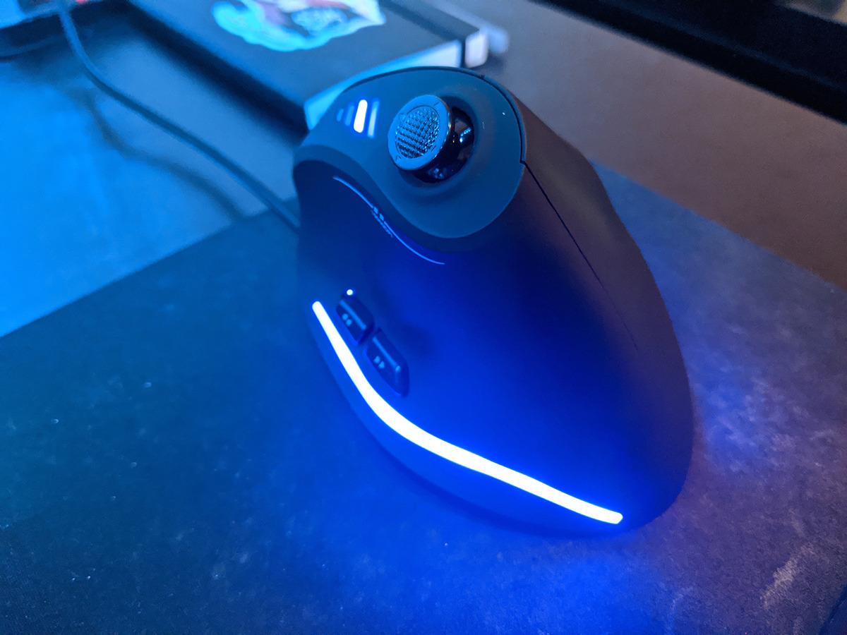 Vertical Mouse, Ergonomic USB Wired Vertical Mouse with [5 D Rocker] [10000 DPI] [11 Programmable Buttons], RGB Gaming Mouse for Gamer/PC/Laptop/Computer customer photo 1