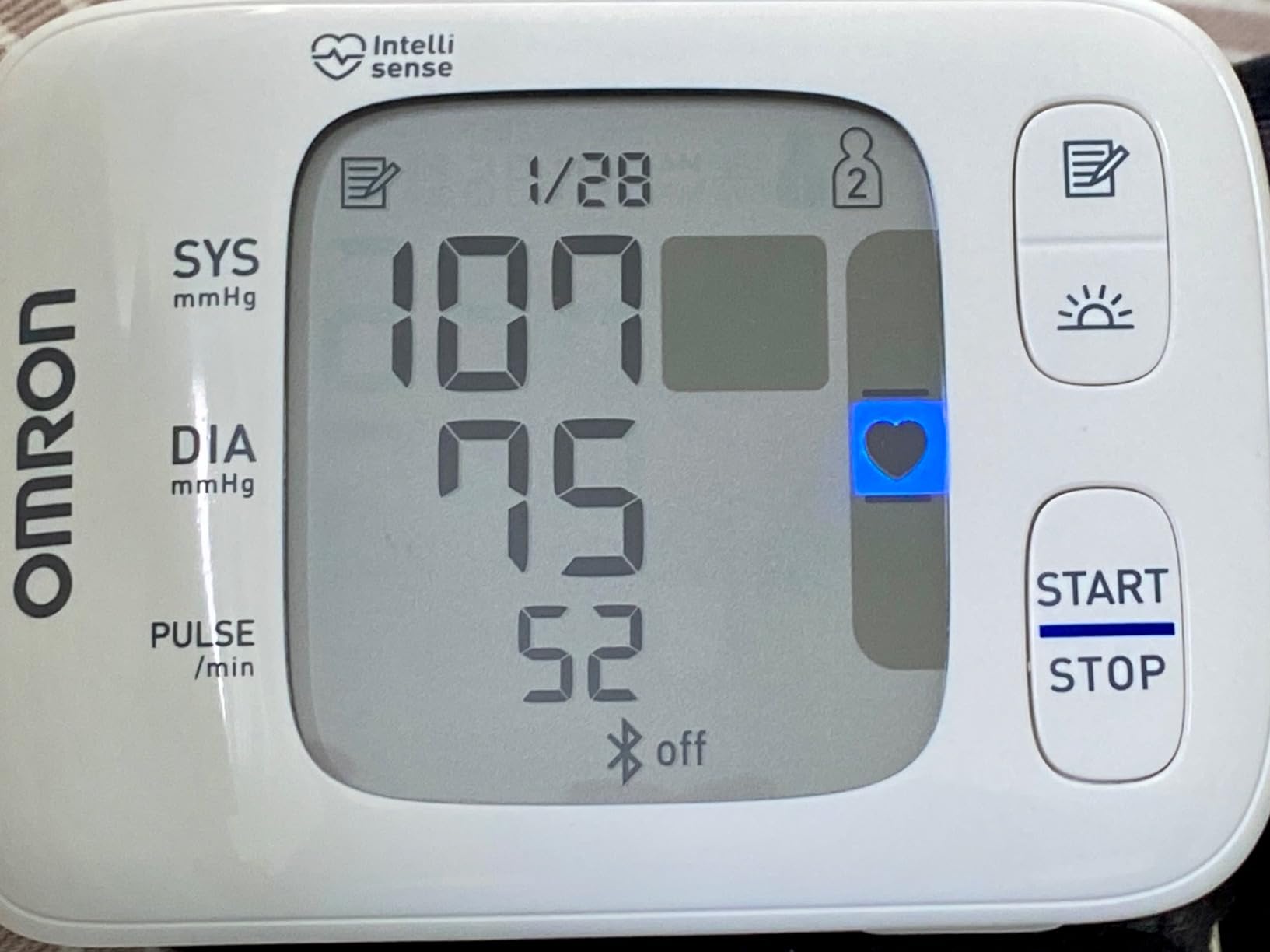 OMRON Gold Wireless Wrist Blood Pressure Monitor for Home Use customer photo 1