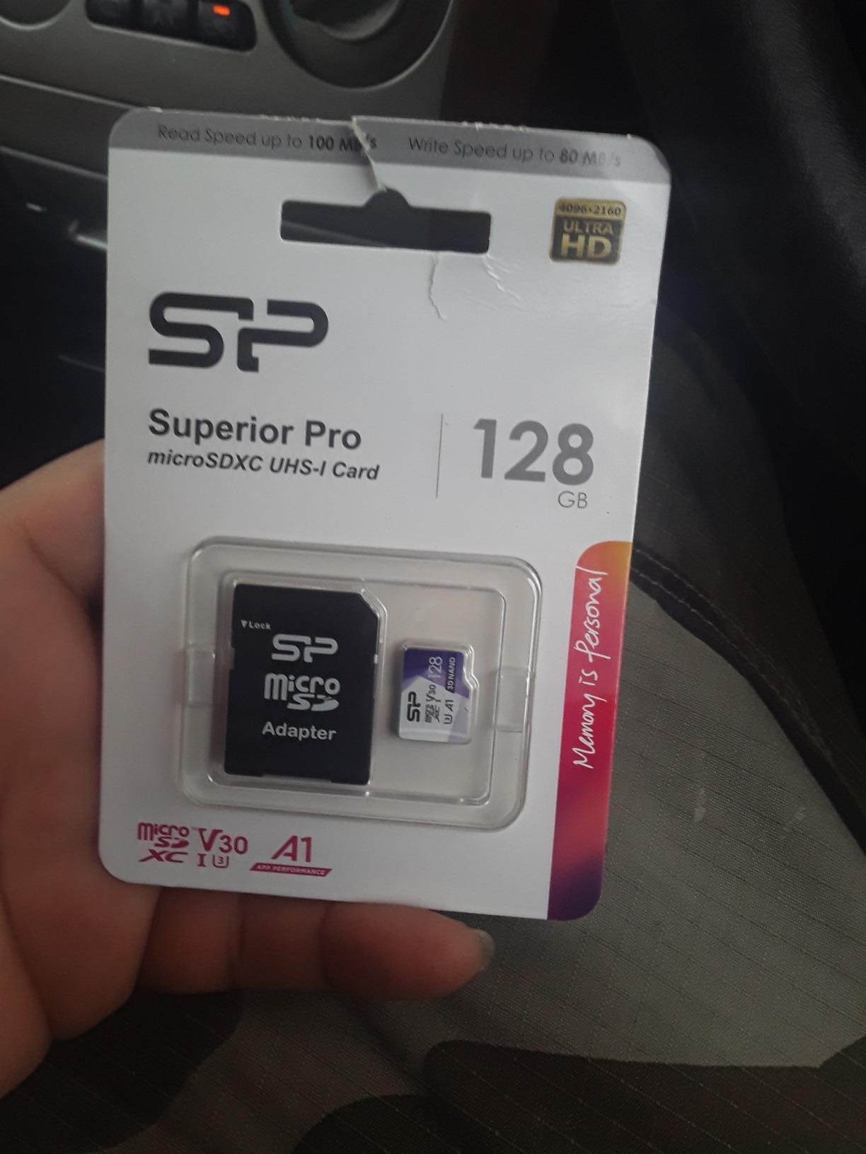 Silicon Power Micro SD Card 128GB Memory Card with Adapter customer photo 1