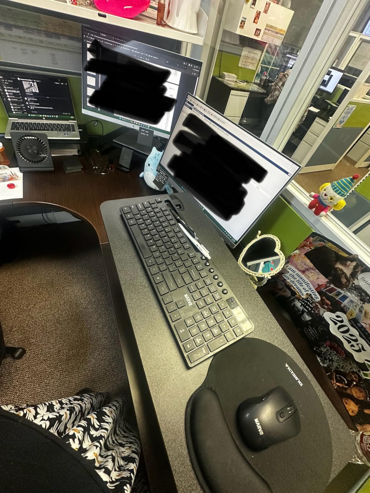 VIVO Black 28 in Single Top Standing Desk Converter, DESK-V011F customer photo 2