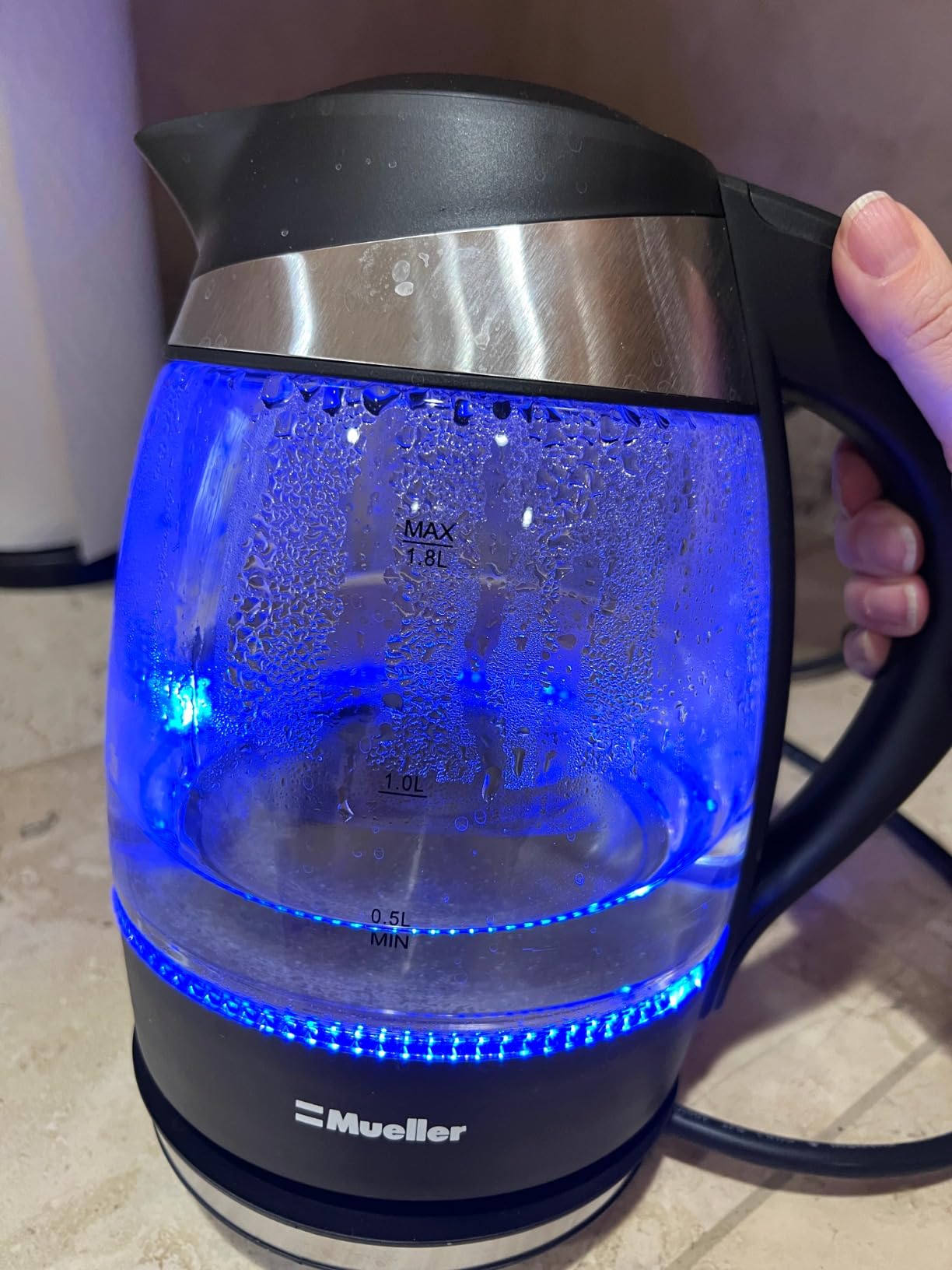 Mueller Living 1.8L Electric Kettle, Tea Kettle for Boiling Water customer photo 2