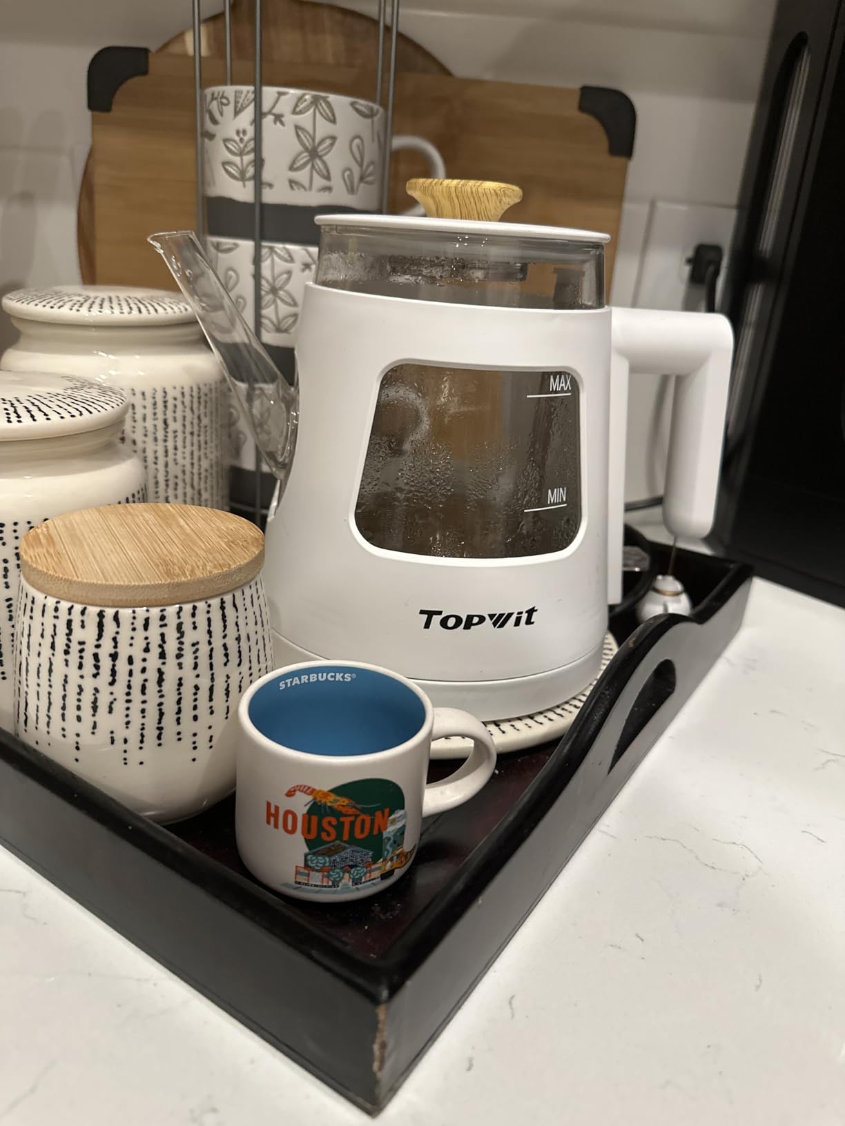 TOPWIT 2.0L Stainless Steel Electric Kettle, Rapid Boiling Hot Water Kettle | BPA-Free, No Plastic Contact, Electric Tea Kettle with Auto Shut-off and Boil-dry Protection for Home & Office customer photo 1