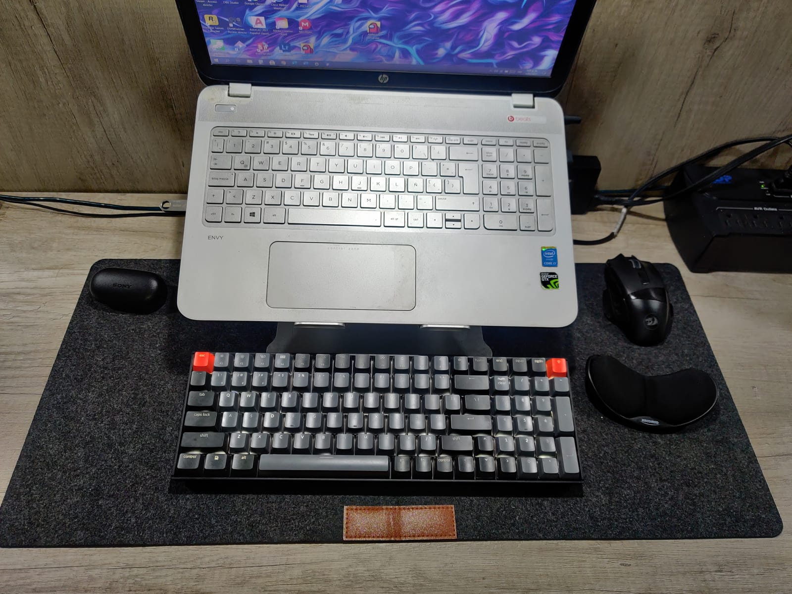 Keychron K4 96% Layout 100 Keys Wireless Bluetooth 5.1/Wired USB Mechanical Gaming Keyboard with Keychron Super Red Switch White LED Backlight N-Key Rollover for Mac Windows PC-Version 2 customer photo 2