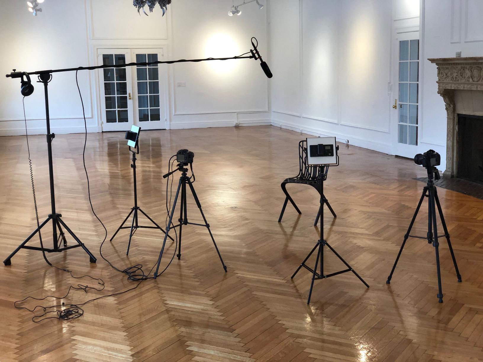 AxcessAbles Heavy Duty Microphone Boom Stand with Weighted Tripod Base | 80-inch Height Overhead Mic Stand | 96 Inch Boom Arm Stand | Shotgun Video Mic Stand | All Metal, No Plastic Parts customer photo 2