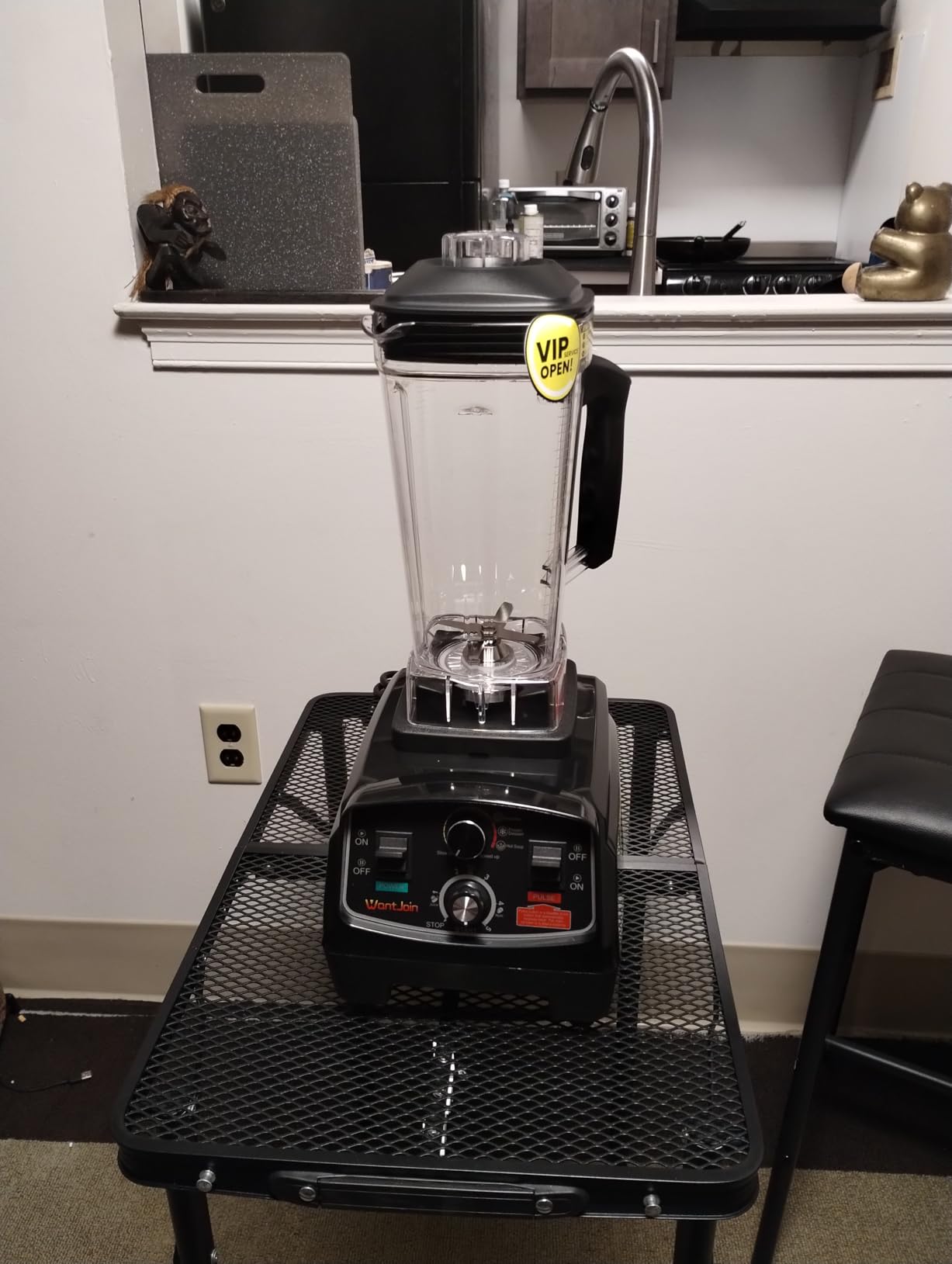 WantJoin Professional Blender, ETL listed 70oz Commercial Blender for kitchen Max 1800W High Power Home and Commercial with Timer, Smoothie Maker 2200ml for Crushing Ice, Frozen Dessert, Soup, Fish customer photo 1