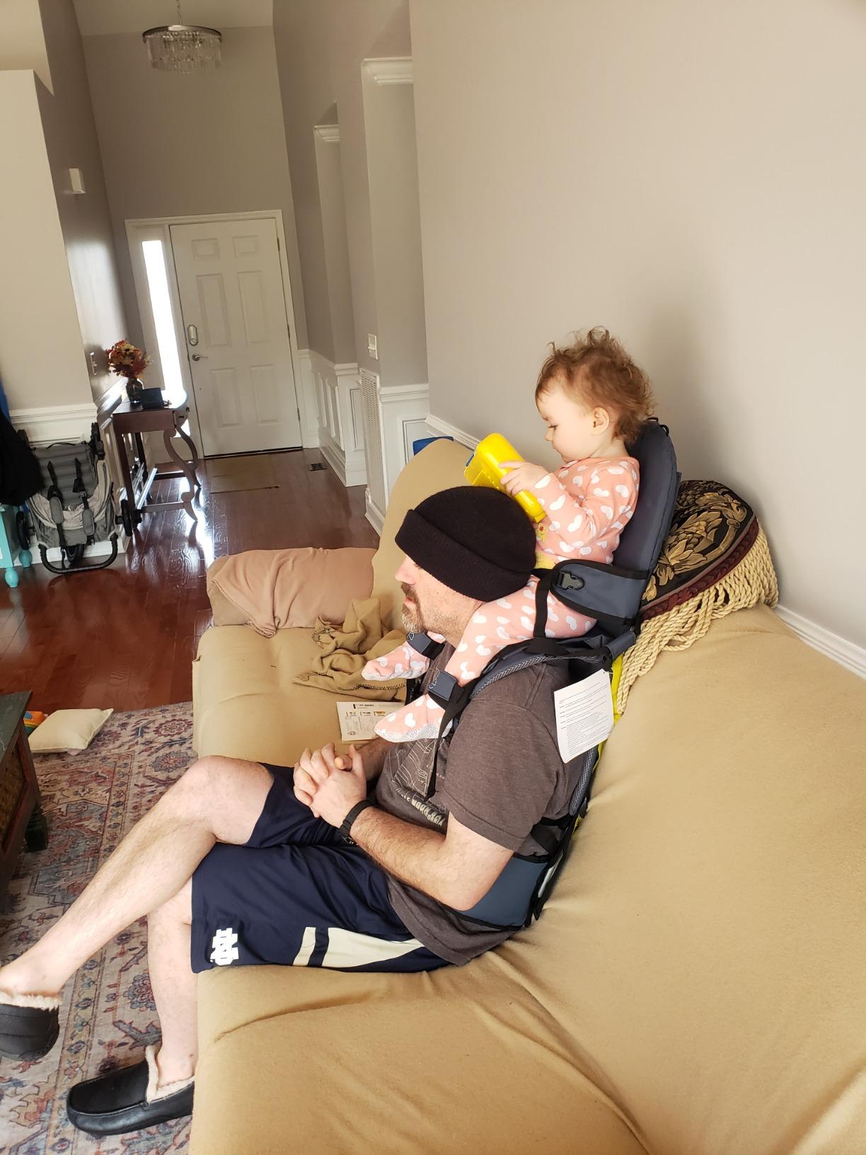 OE Shoulder Hiking Carrier For Child and Toddler 1- 4 years old with Detachable Backpack and Sunshade, Foldable Frame, Compact, Perfect for Day Hiking customer photo 2