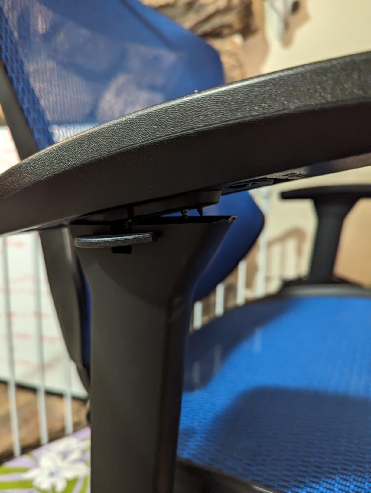 Dexley Ergonomic Mesh Task Chair, Lumbar Support, Adjustable, Black | Ideal for home offices, workstations, and everyday desk use. customer photo 1