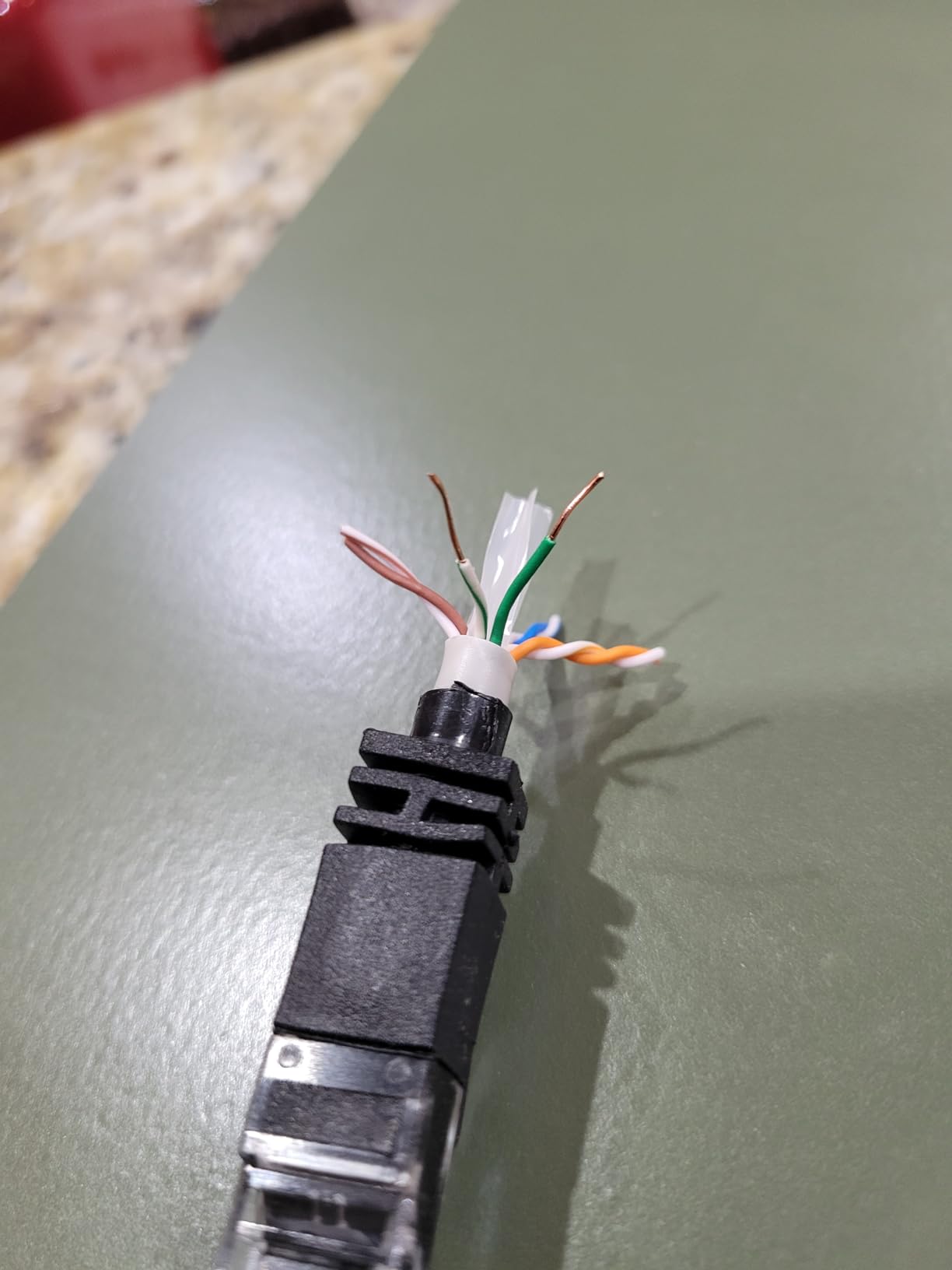 300' FT Oxygen-Free Copper Heavy Duty CAT6 Waterproof Outdoor Direct Burial UV Resistant Ethernet LAN Network Patch Cable RJ45 Cord (300FT Outdoor) customer photo 2