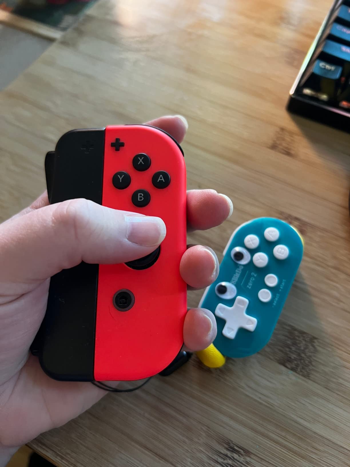 8Bitdo Zero 2 Bluetooth Gamepad Keychain Sized Mini Controller for Switch/Switch 2, Windows, Android (Pink Edition) customer photo 2