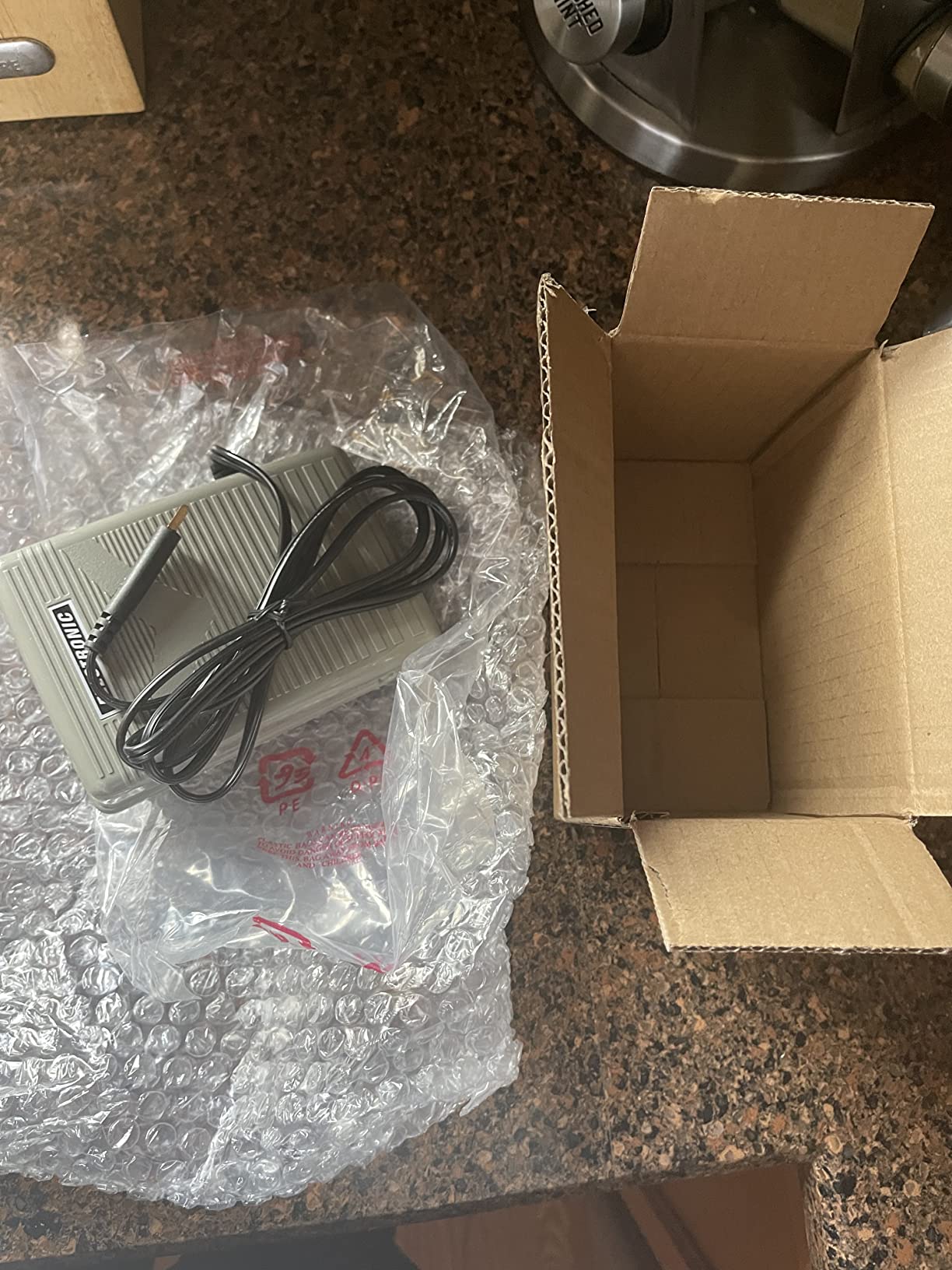CKPSMS Brand- 1PCS Foot Control Pedal # 4123141-01 Compatible with/Replacement for Husqvarna Viking Brand/White Brand Sewing Machines & Serger customer photo 1