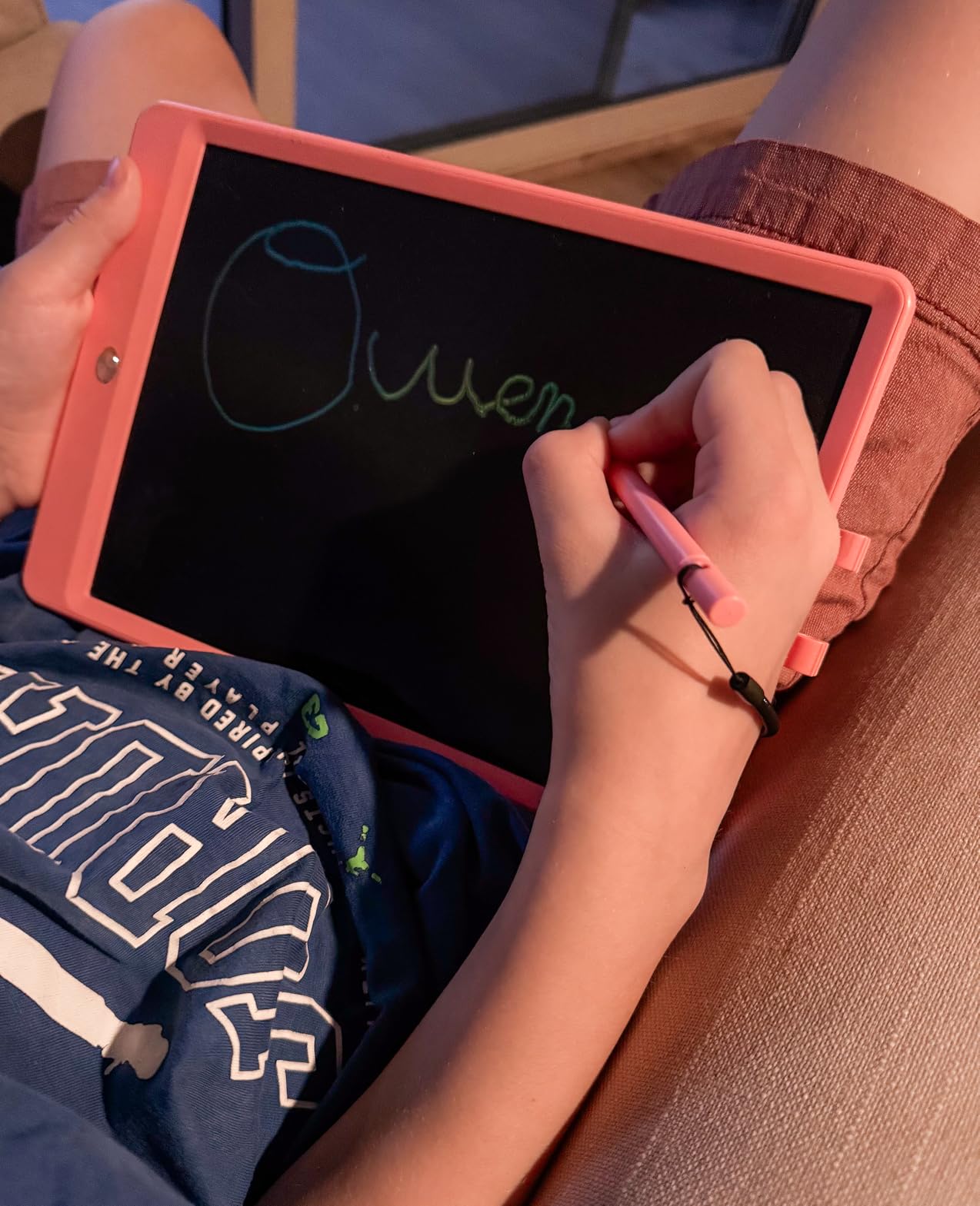 Bravokids 10 Inch LCD Writing Tablet for 3-8 Year Olds - Electronic Drawing Pad and Doodle Board as Educational Birthday Gifts for Girls and Boys (Pink) customer photo 1