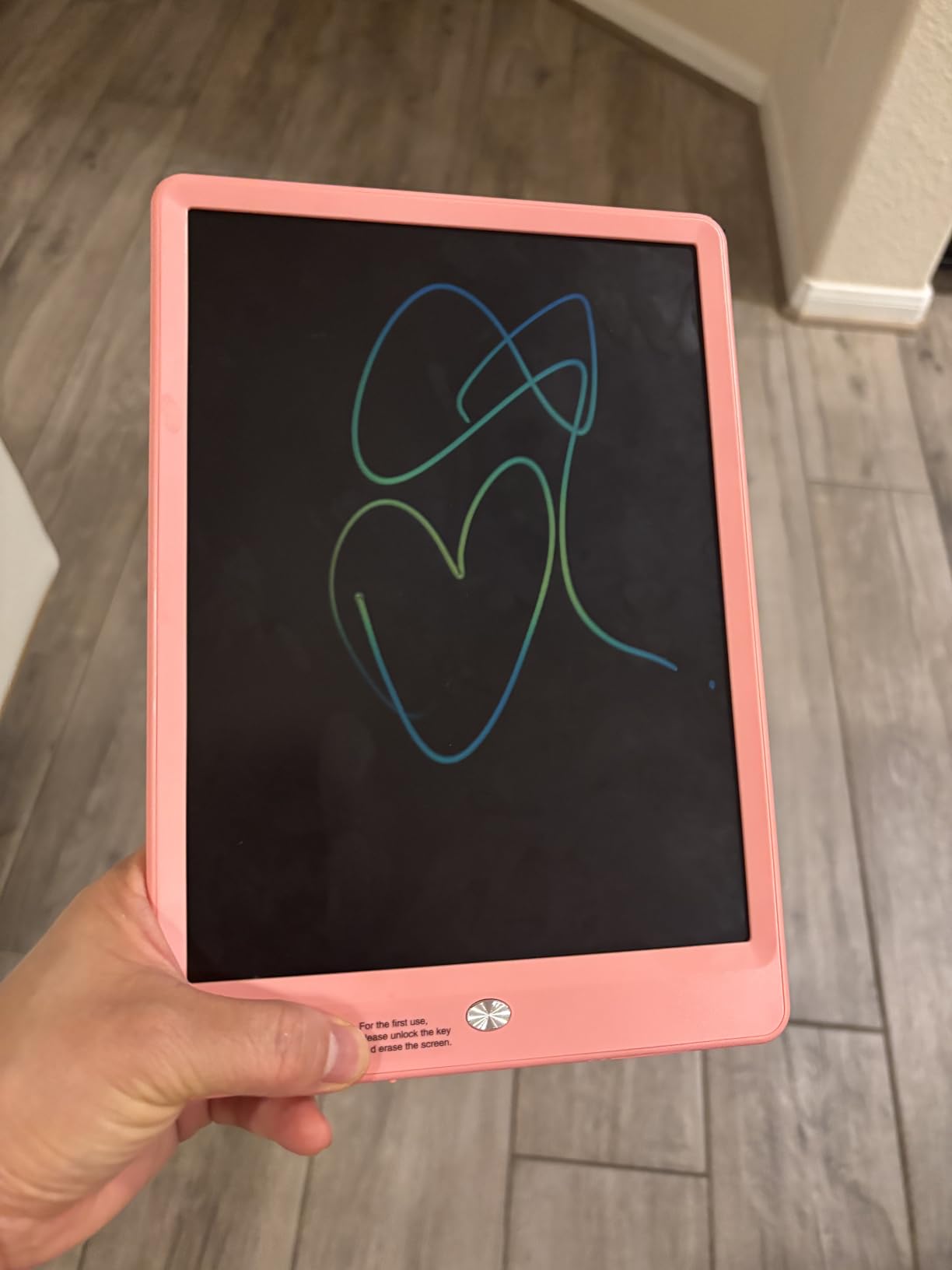 Bravokids 10 Inch LCD Writing Tablet for 3-8 Year Olds - Electronic Drawing Pad and Doodle Board as Educational Birthday Gifts for Girls and Boys (Pink) customer photo 2