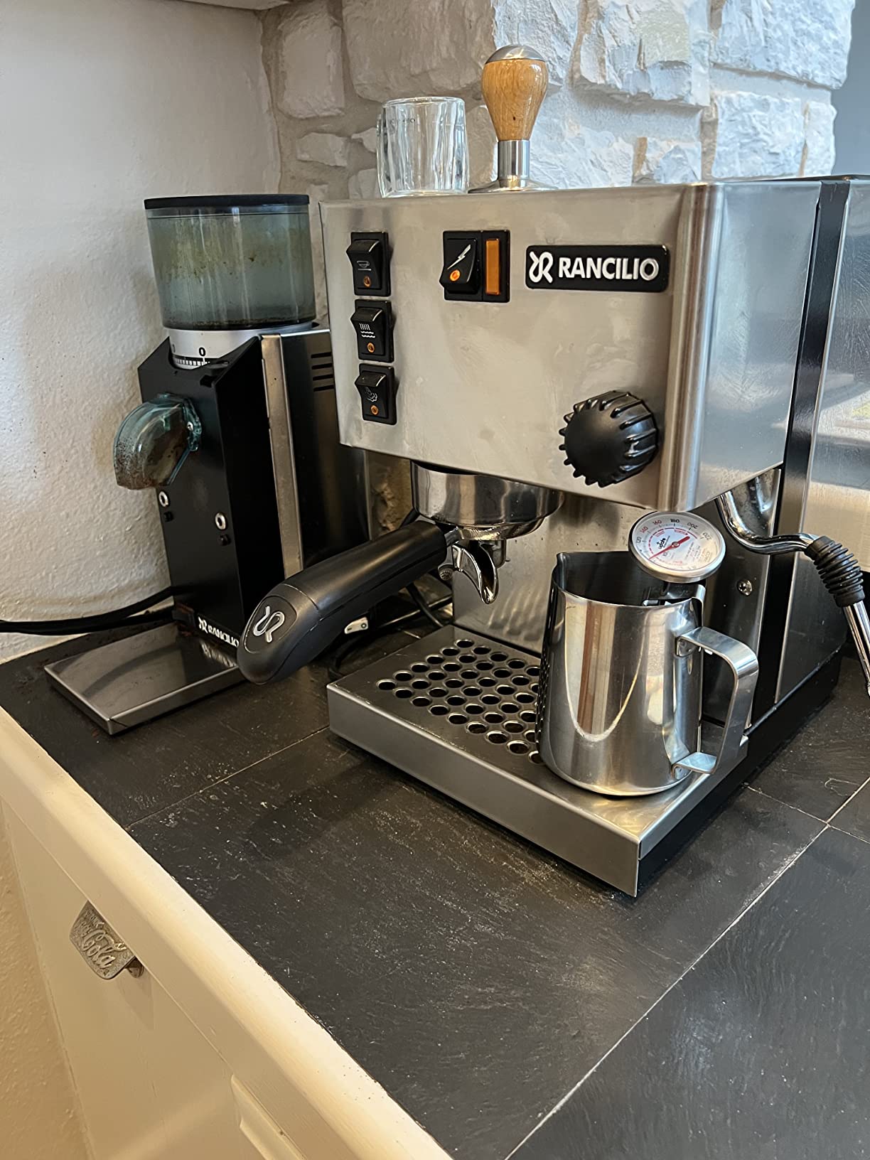 Rancilio Silvia Espresso Machine, Stainless Steel customer photo 1