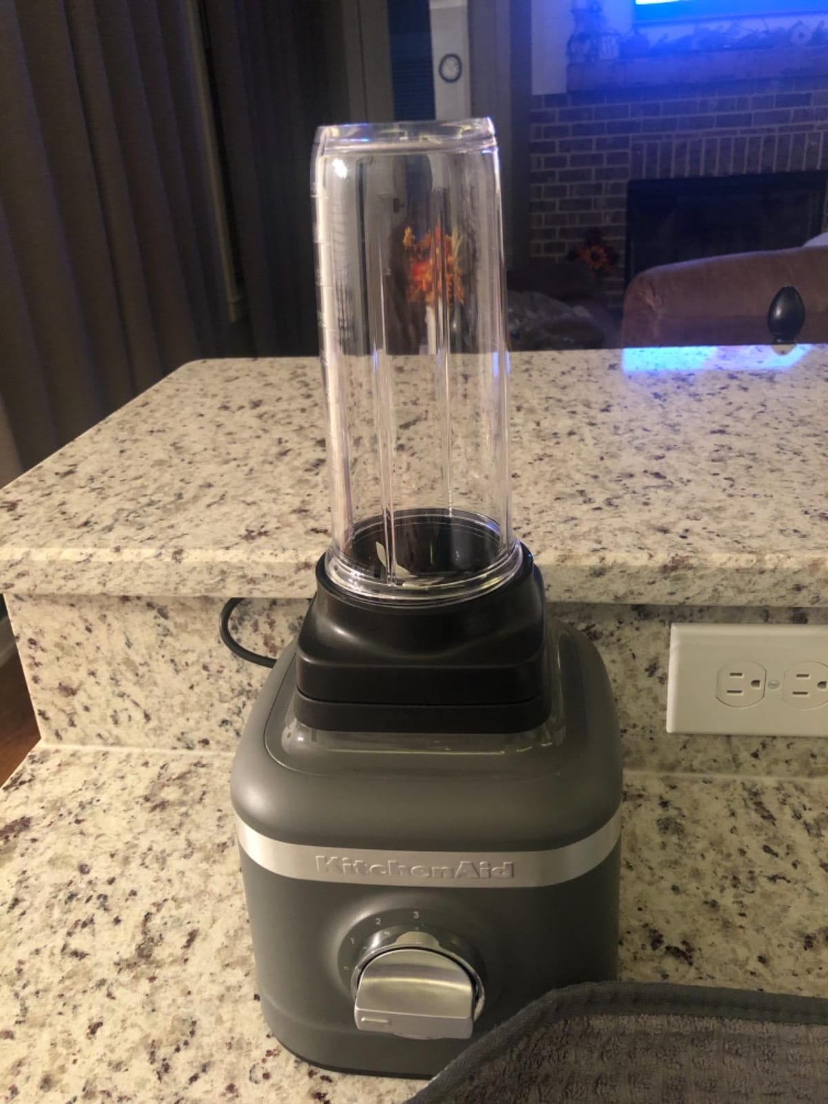KitchenAid K150 3 Speed Ice Crushing Blender with 2 Personal Blender Jars - KSB1332Y - Matte Charcoal Grey customer photo 1