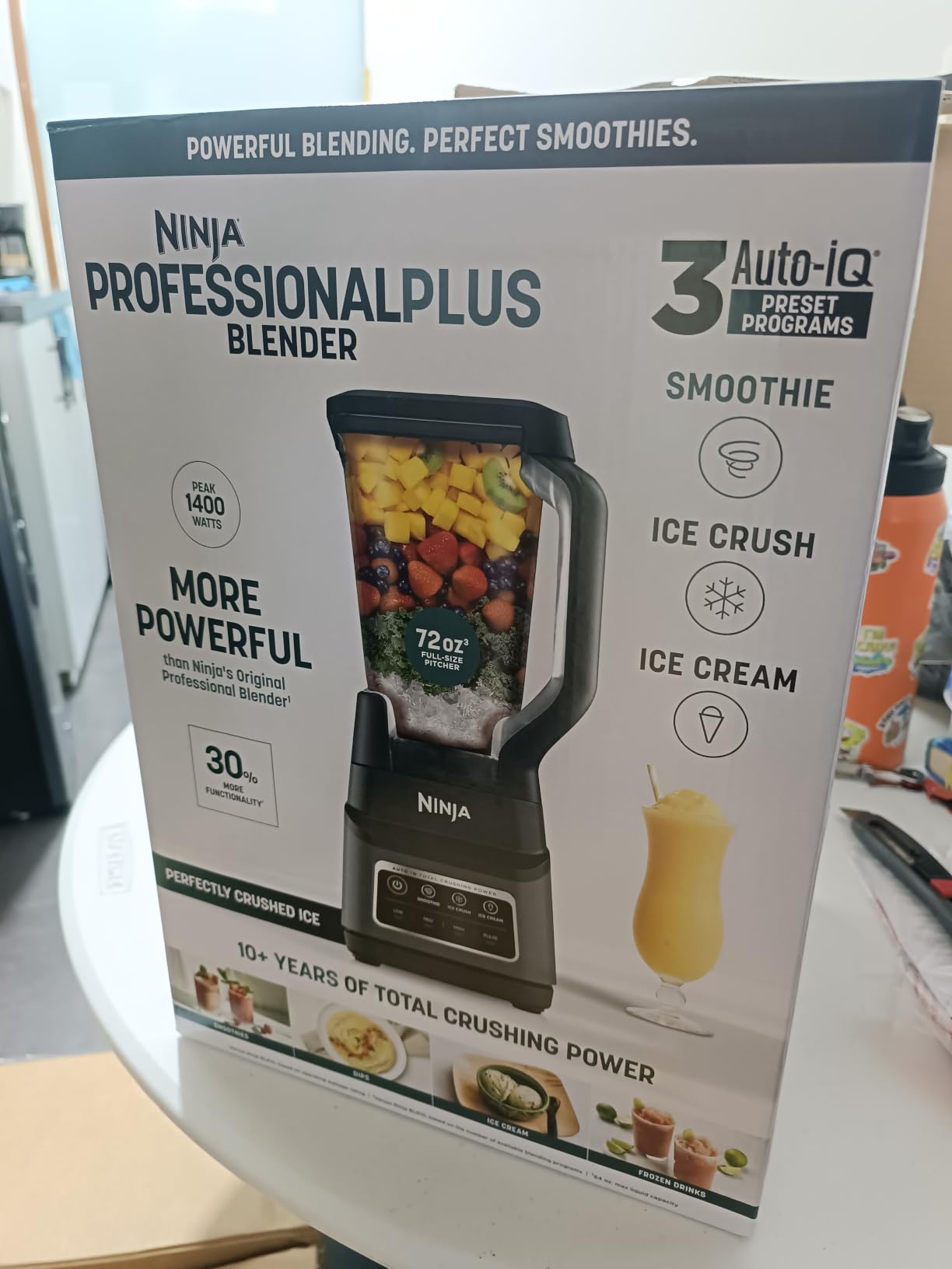 Ninja Professional Plus Blender with Auto-iQ, 1400W, 72oz Pitcher, BN701 customer photo 1
