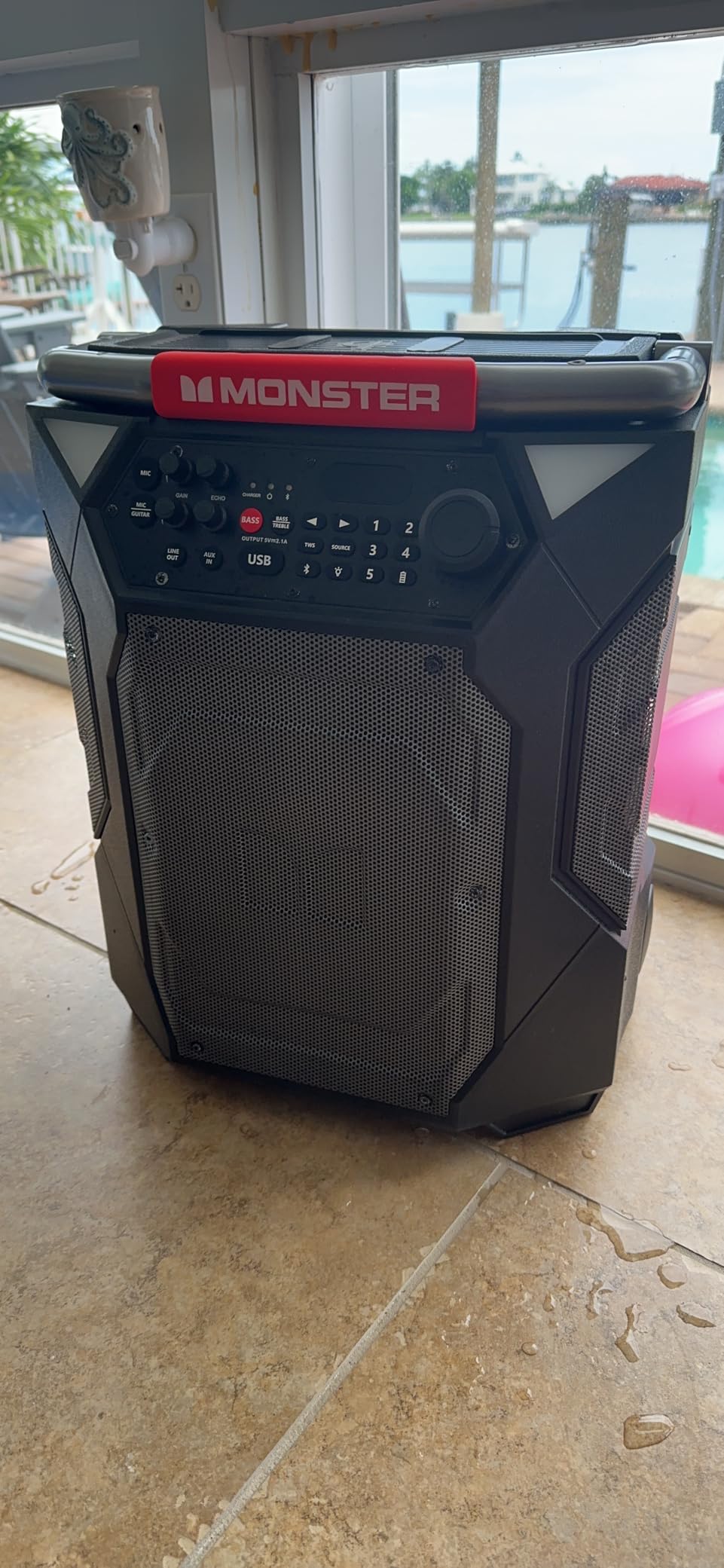Monster Rockin' Roller 270 Indoor/Outdoor Portable Bluetooth Speaker | up to 200W of 270 Degree Sound & up to 100 Hours of Playtime customer photo 1