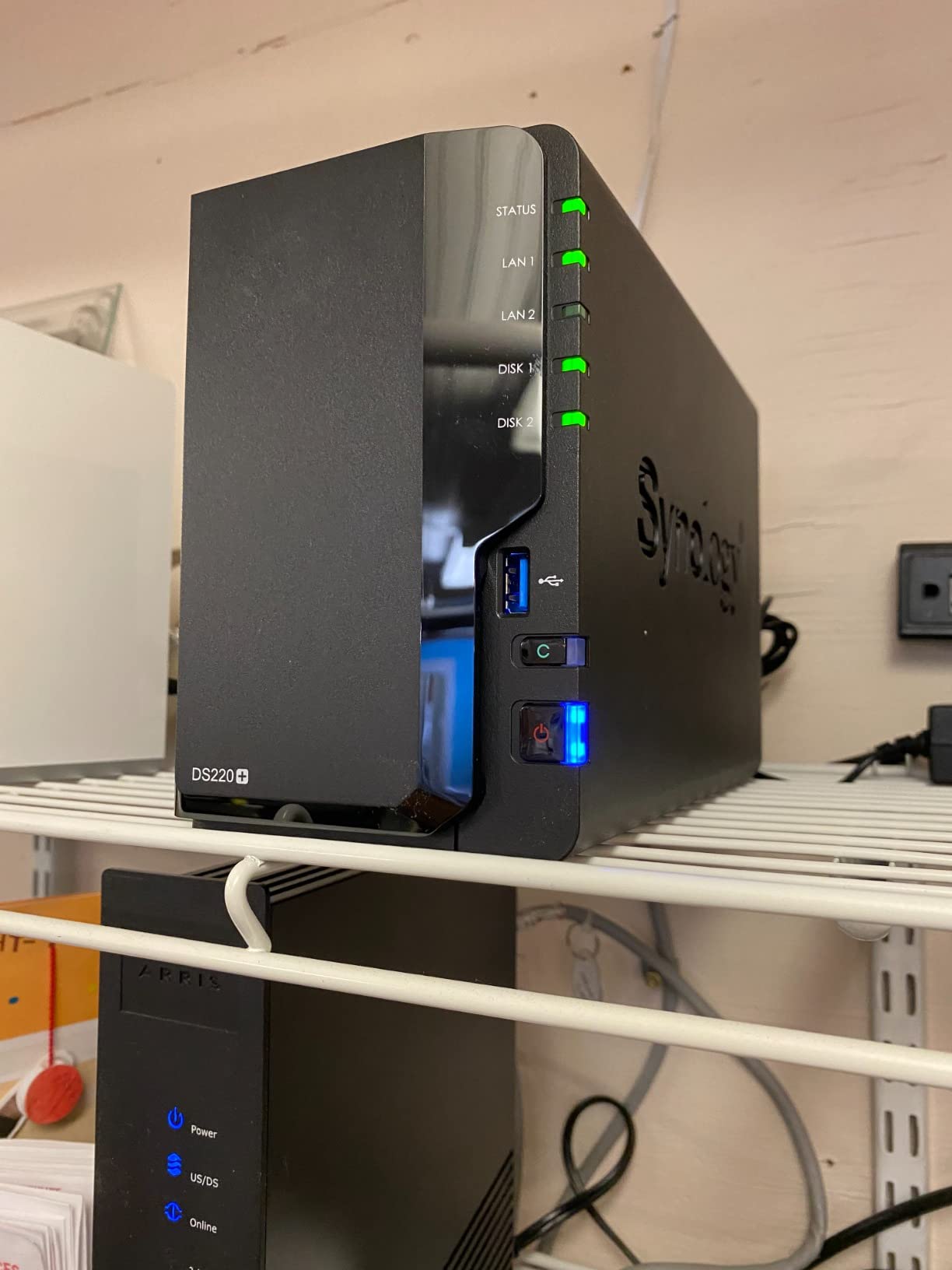 Synology 2 bay NAS DiskStation DS220+ (Diskless),Black customer photo 2